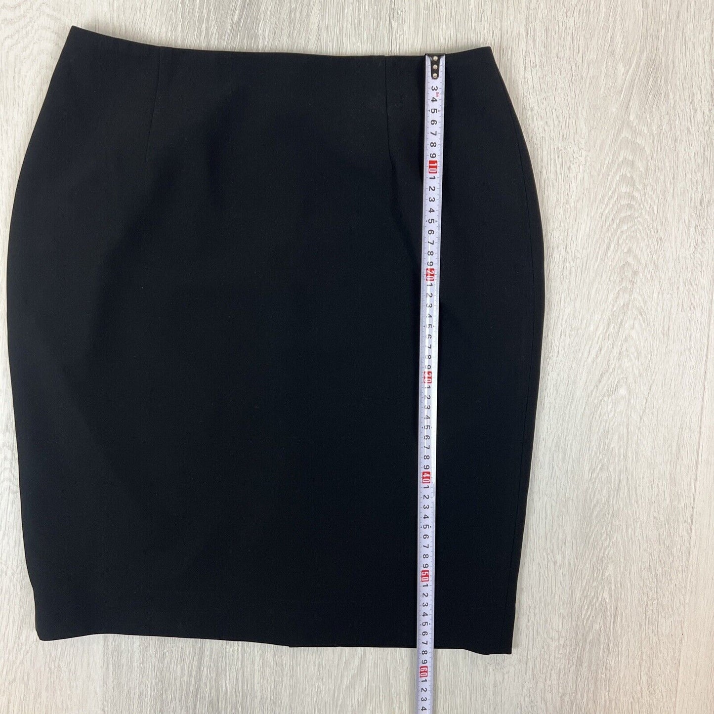 Perri Cutten Womens Black Straight Pencil Skirt Size 12