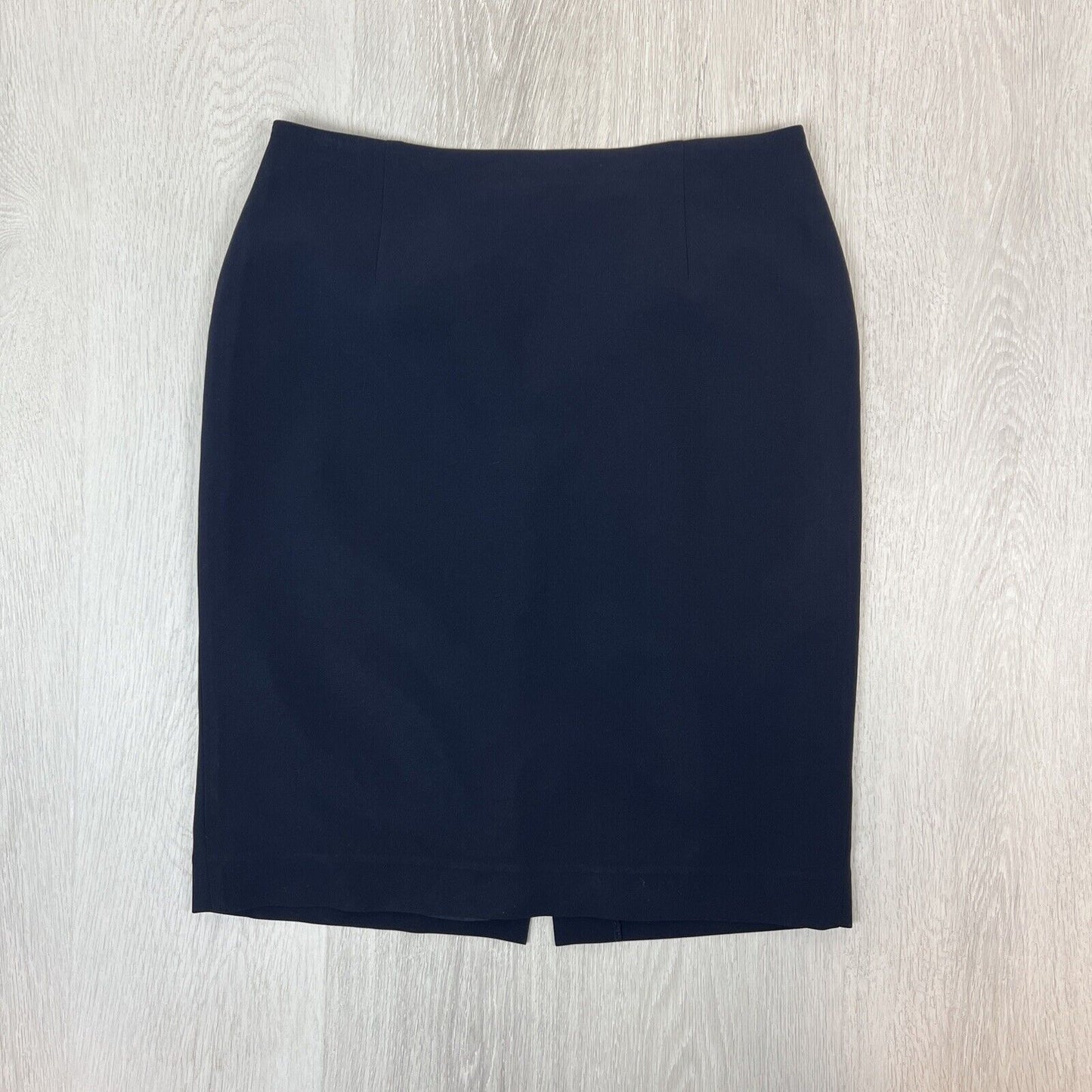 Perri Cutten Womens Dark Navy Straight Pencil Skirt Size 12