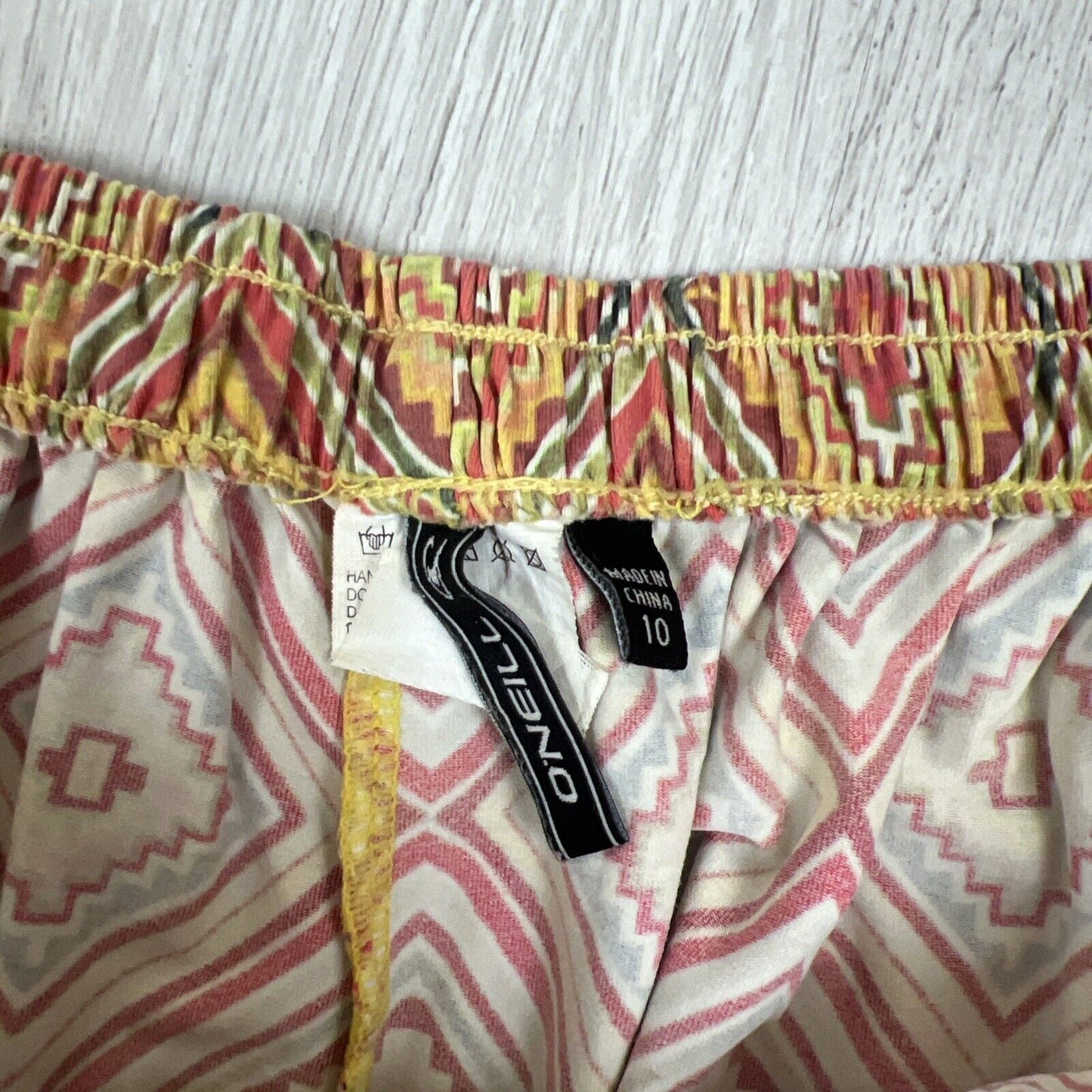 O'Neill Womens Aztec PatternSwim Shorts Boardies Size 10