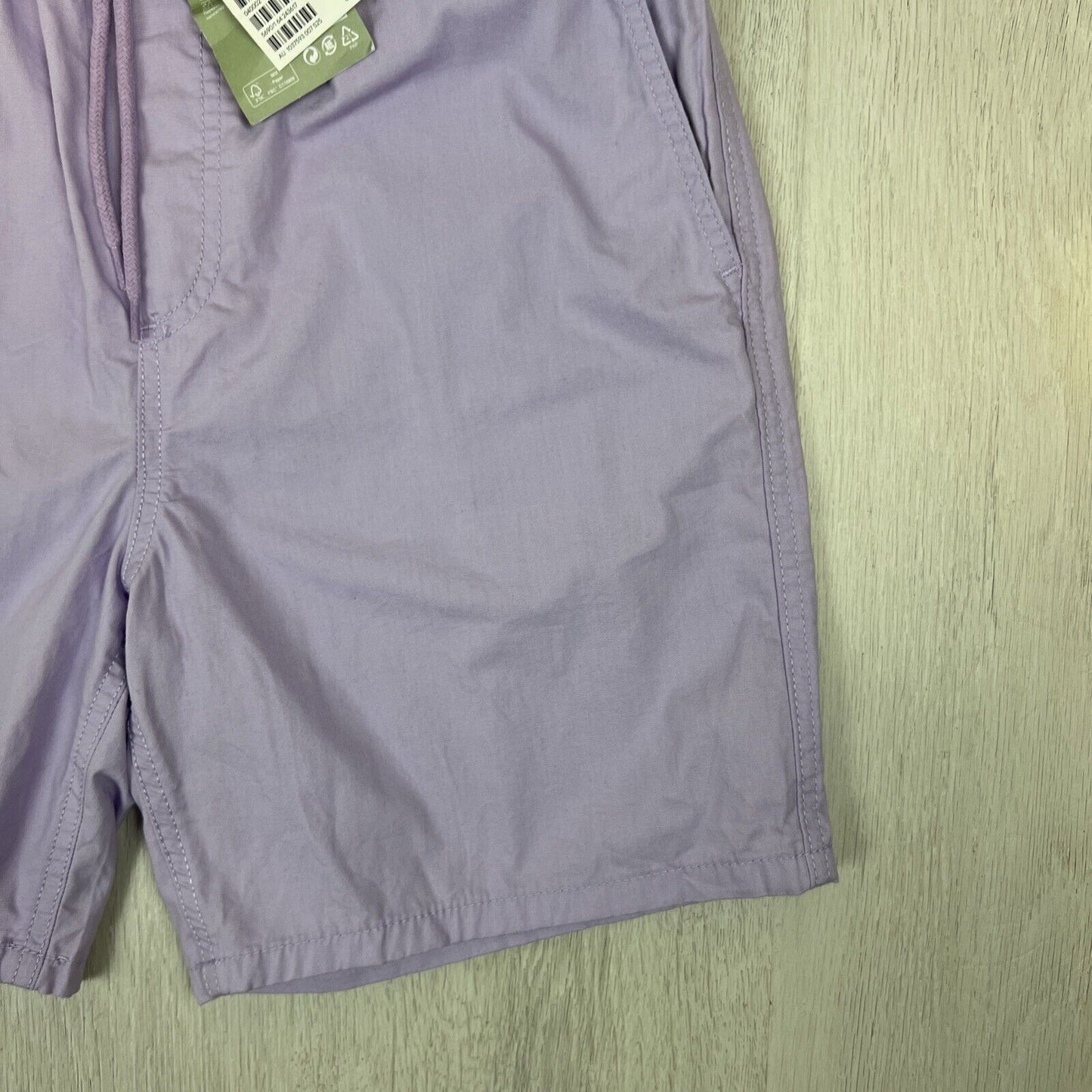 H&M Mens Regular Fit Mid Length Purple Shorts Size Small (New)