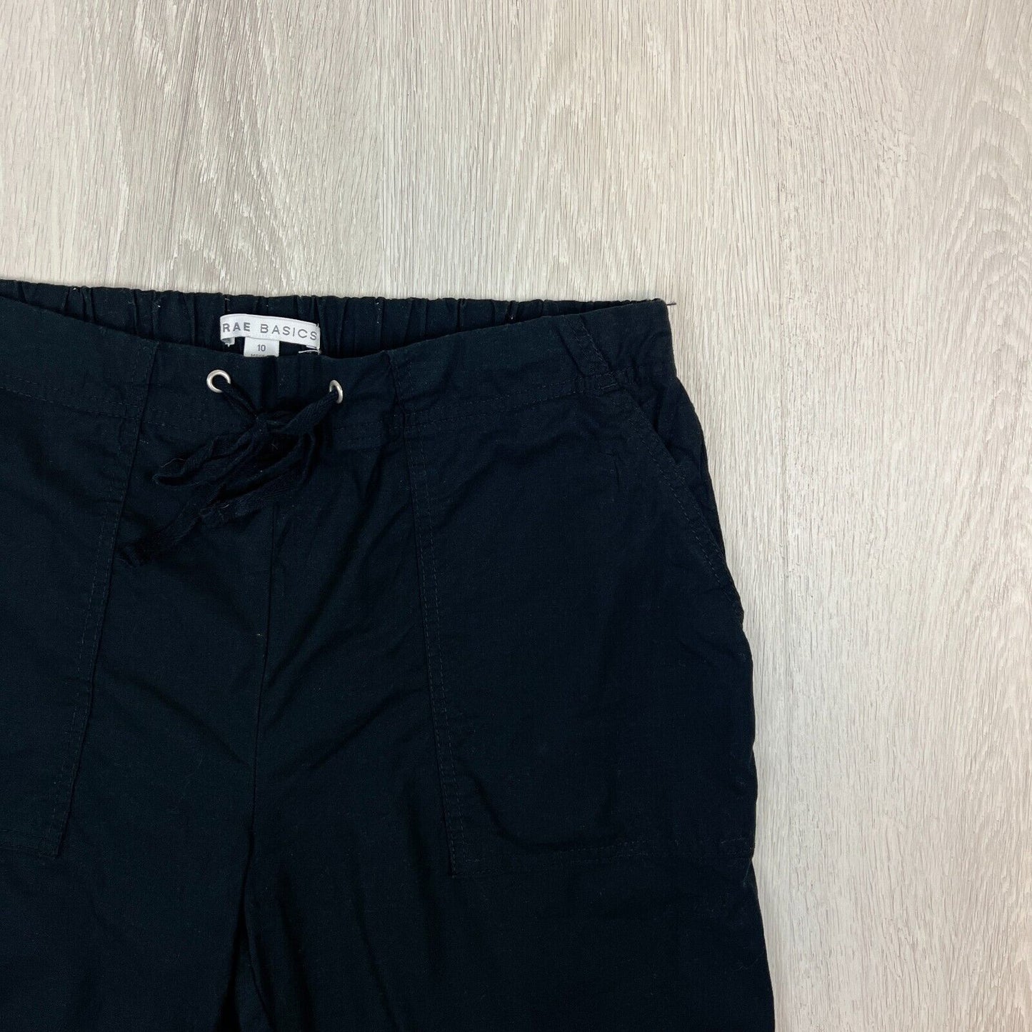 Suzanne Grae Womens Black Long Shorts Size 10