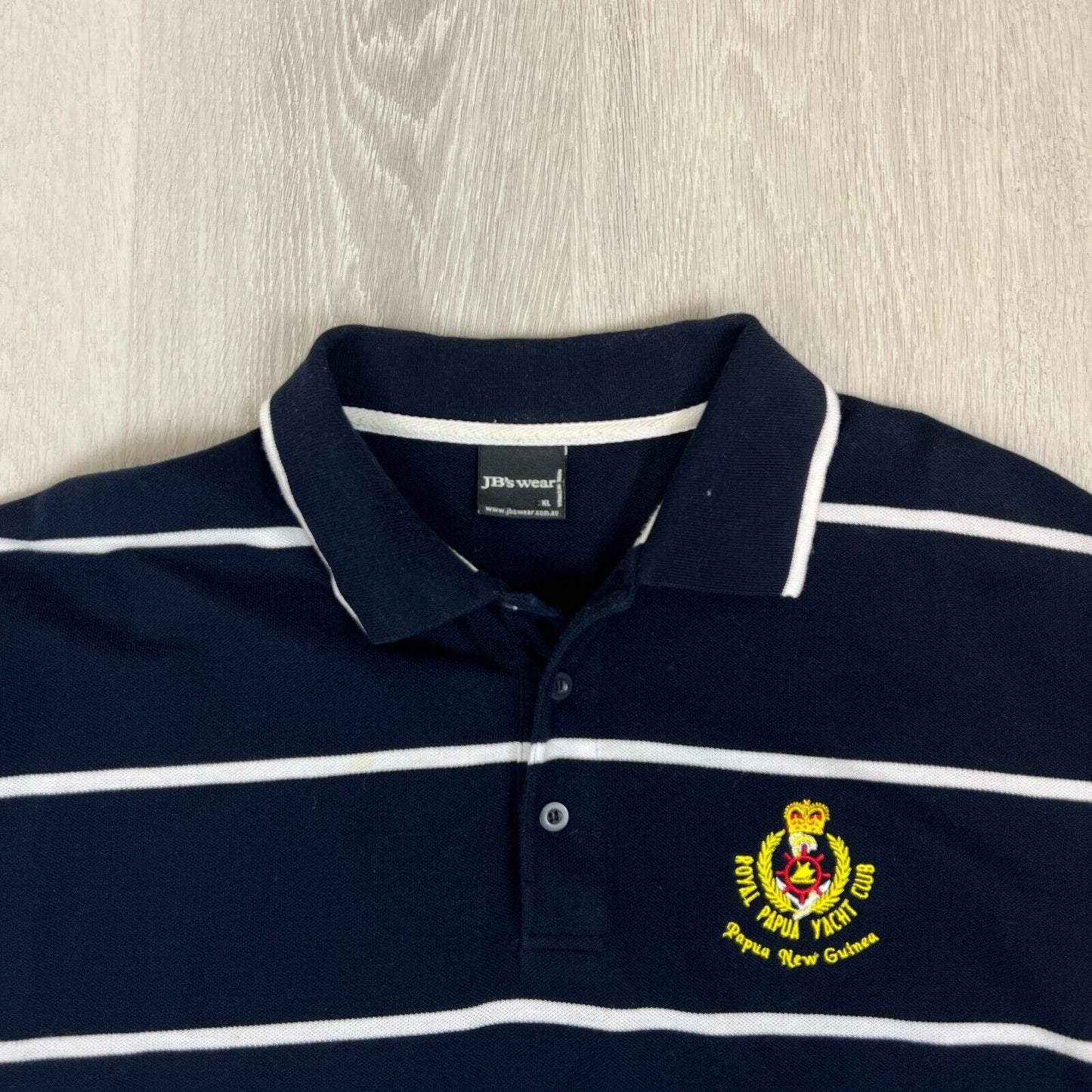 Royal Papua Yacht Club, Papua New Guinea Mens Polo Shirt Size XL
