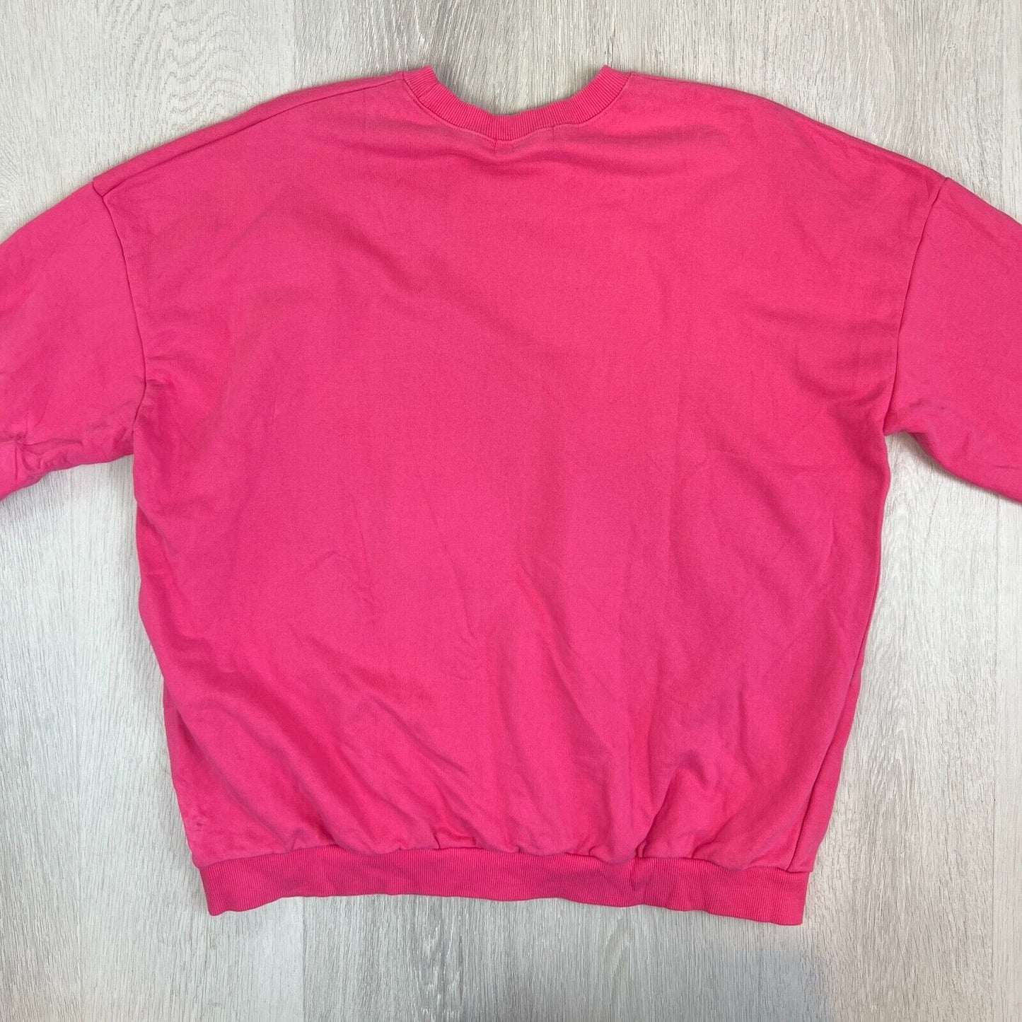 Rookie Womens Pink Bear Pullover Sweatshirt Jumper Size M Approx (rips)