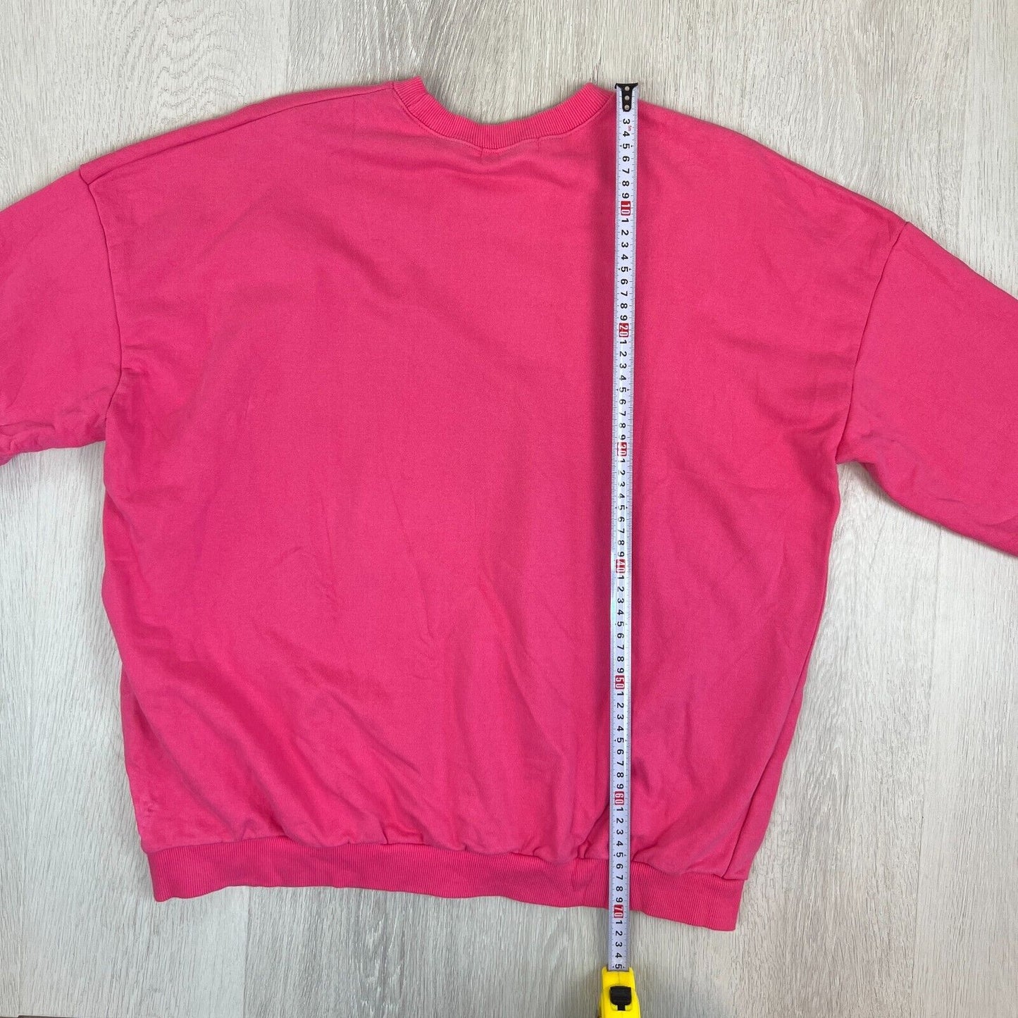 Rookie Womens Pink Bear Pullover Sweatshirt Jumper Size M Approx (rips)