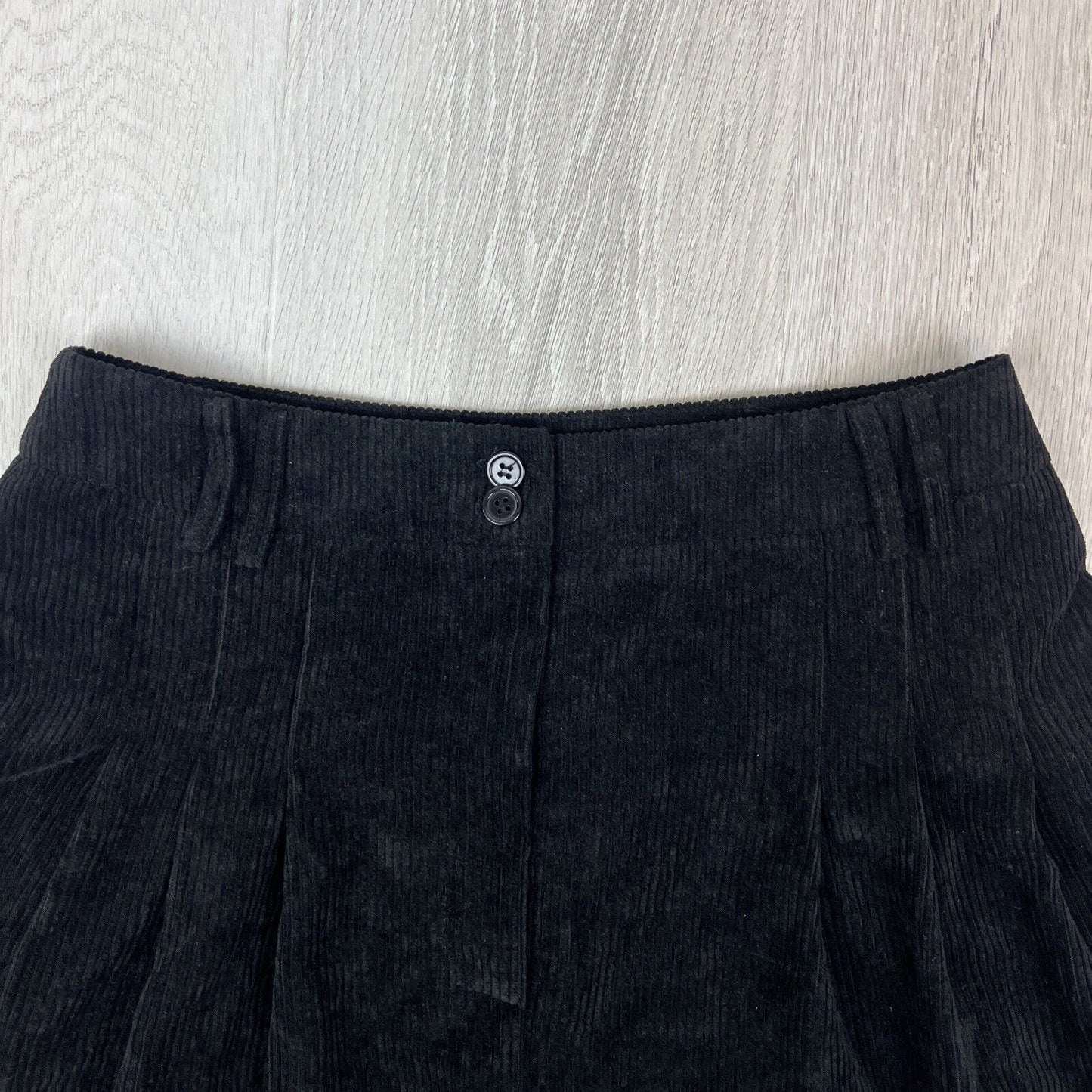 Minx & Moss Womens Corduroy Pleated Mini Skirt Size 10 AU