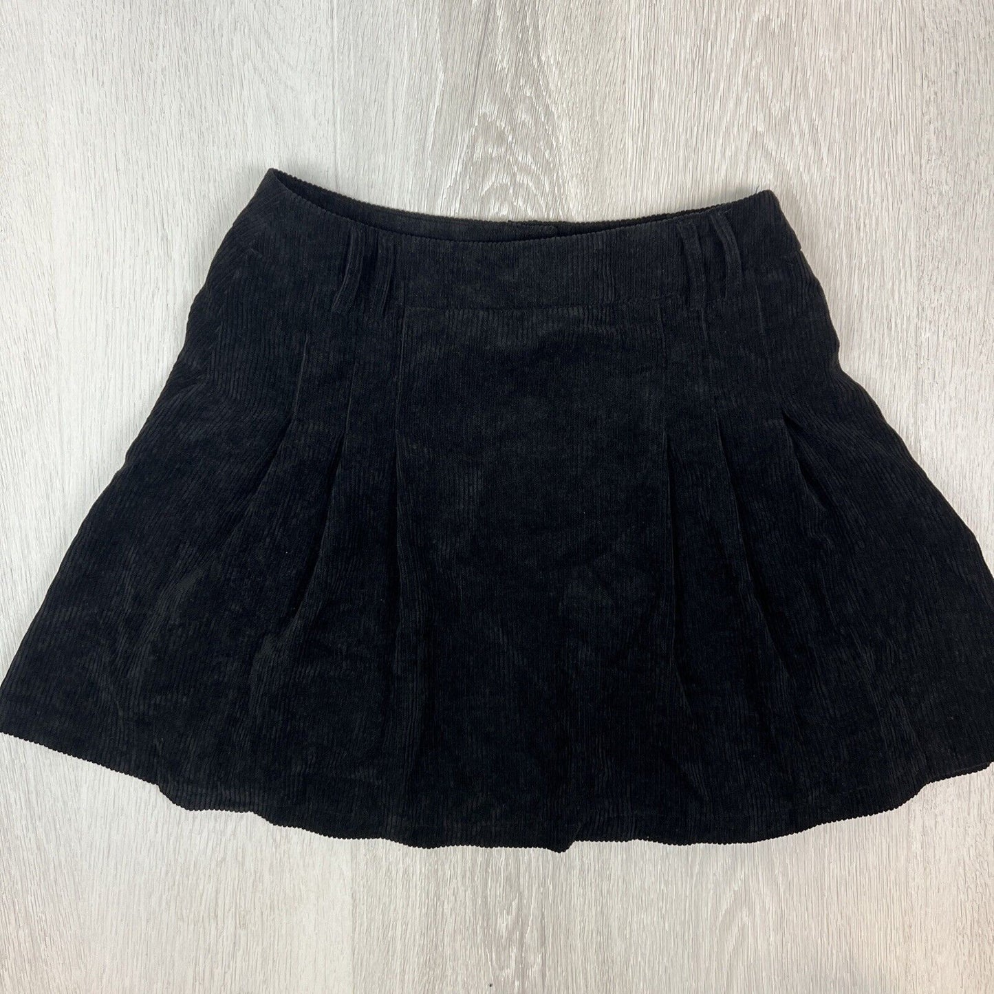 Minx & Moss Womens Corduroy Pleated Mini Skirt Size 10 AU