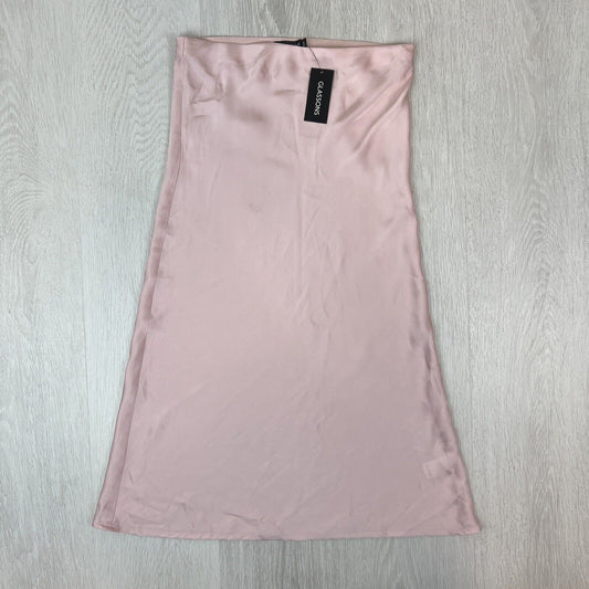 Glassons Womens Light Pink Trumpet Skirt Size 10 (New)