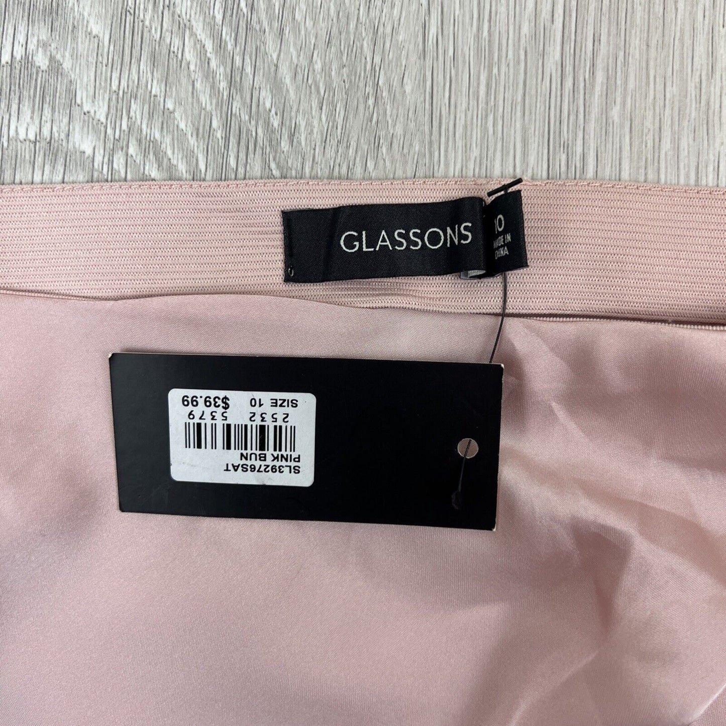 Glassons Womens Light Pink Trumpet Skirt Size 10 (New)