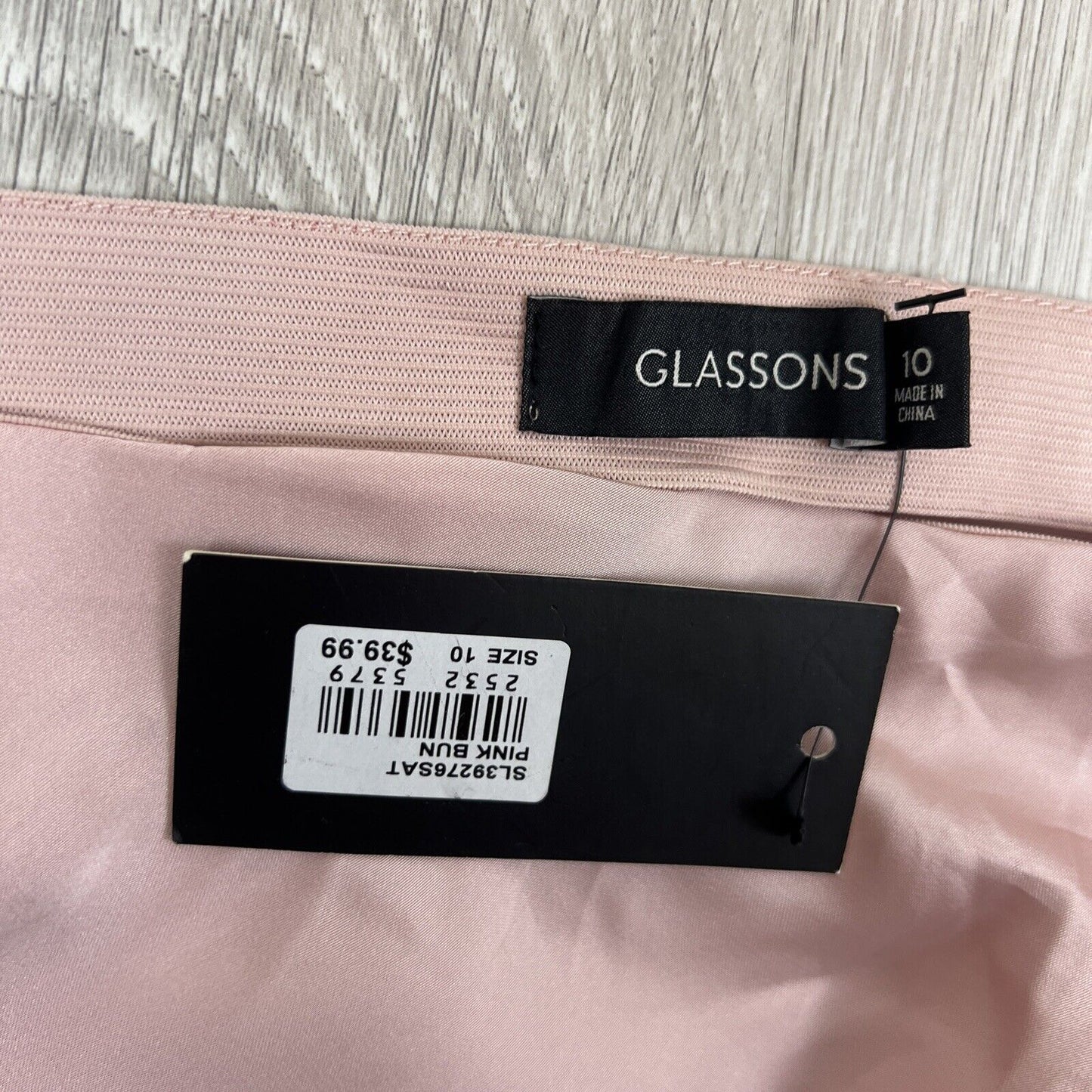 Glassons Womens Light Pink Trumpet Skirt Size 10 (New)