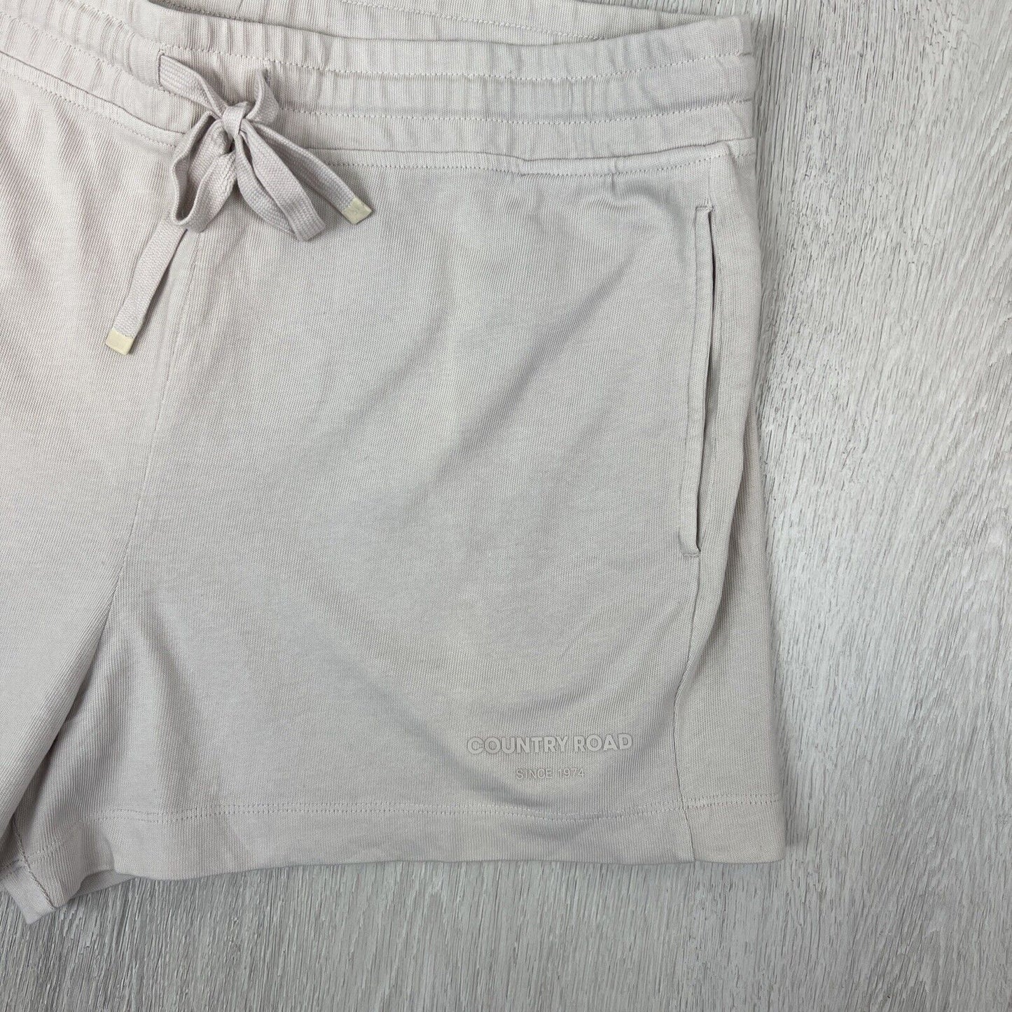 Country Road Womens Beige Sweat Shorts Size Large