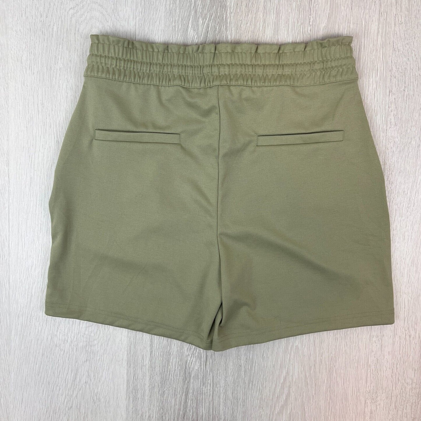 Esmara Womens Elastic Waist Khaki Green Shorts Size Medium