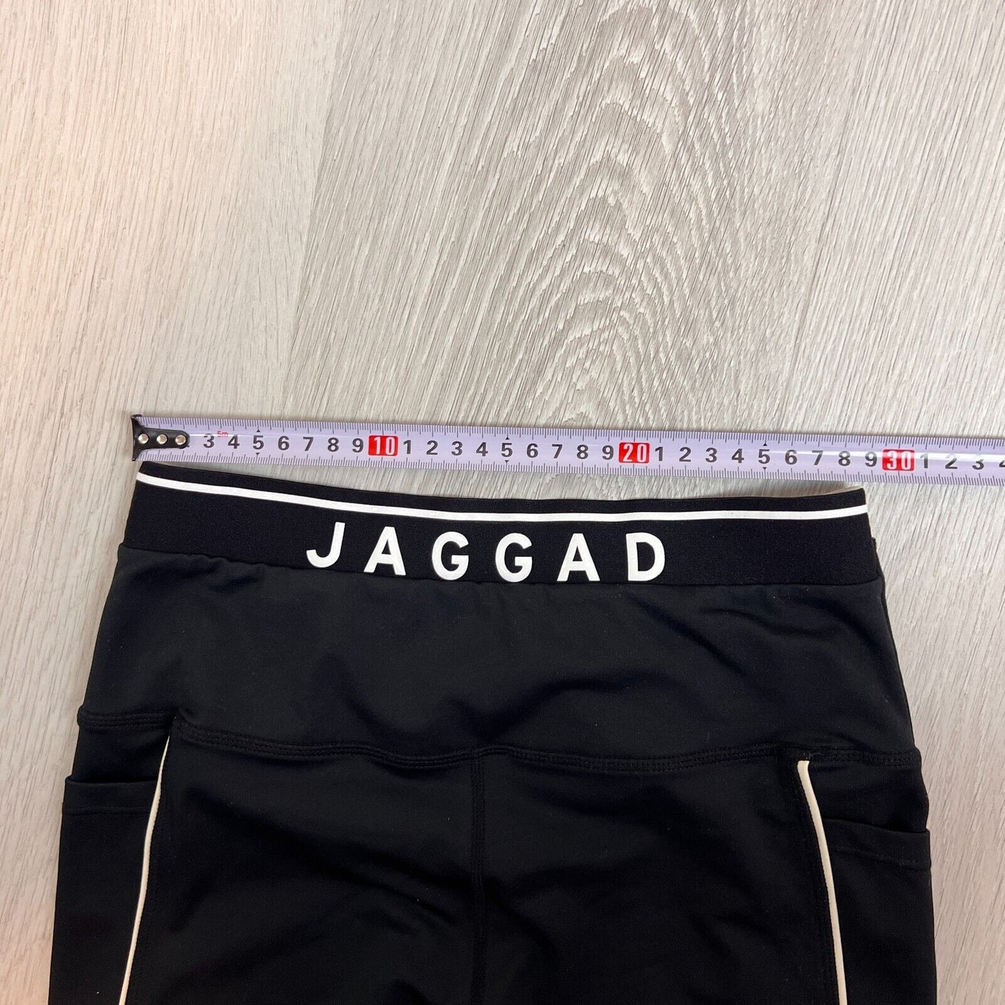 JAGGAD Womens Black Leggings Workout Activewear Size Medium