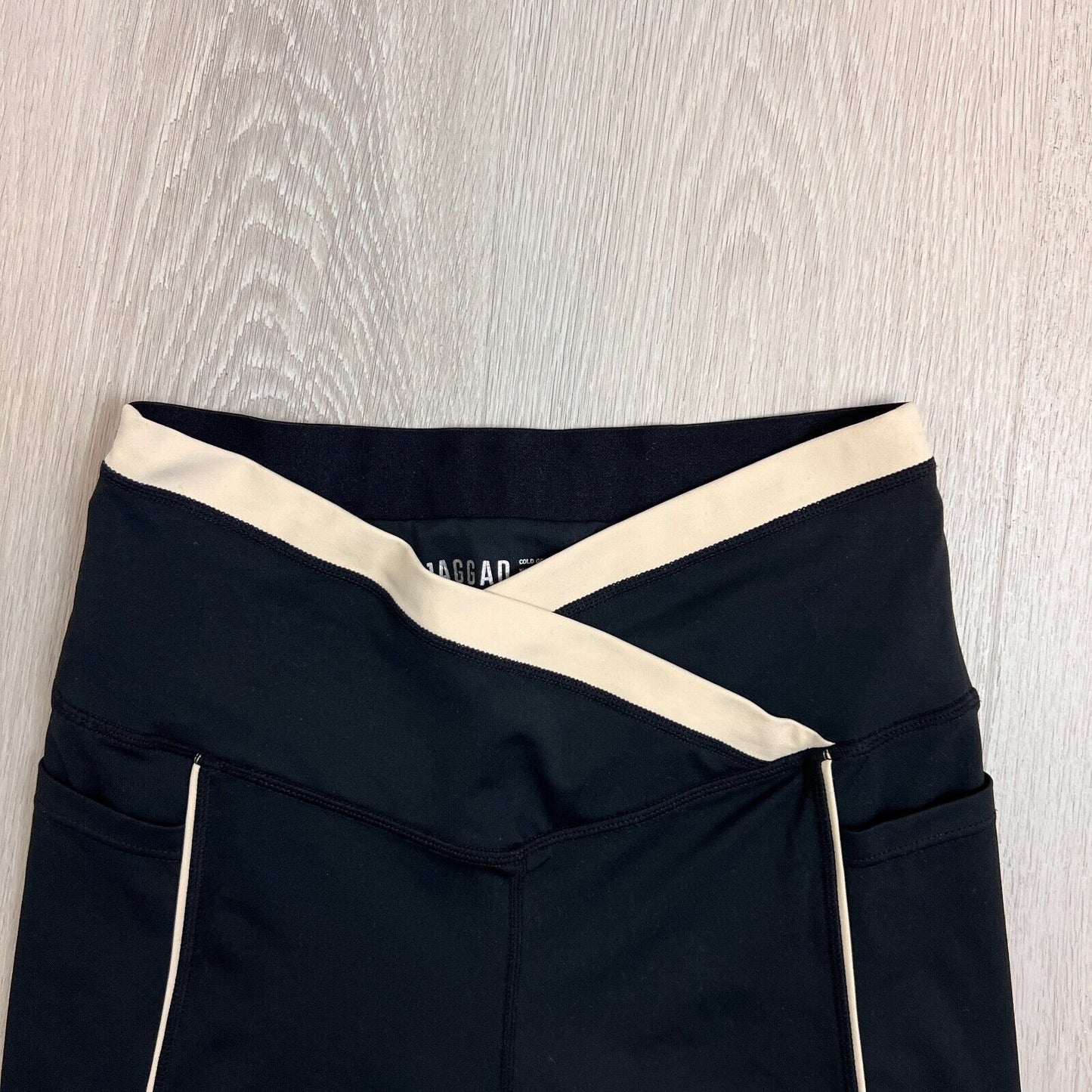 JAGGAD Womens Black Leggings Workout Activewear Size Medium