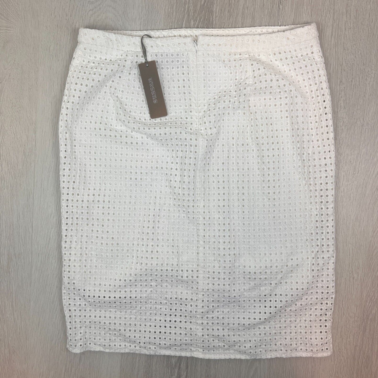 Sussan Womens White Lace Pencil Straight Skirt Size XL (NEW)