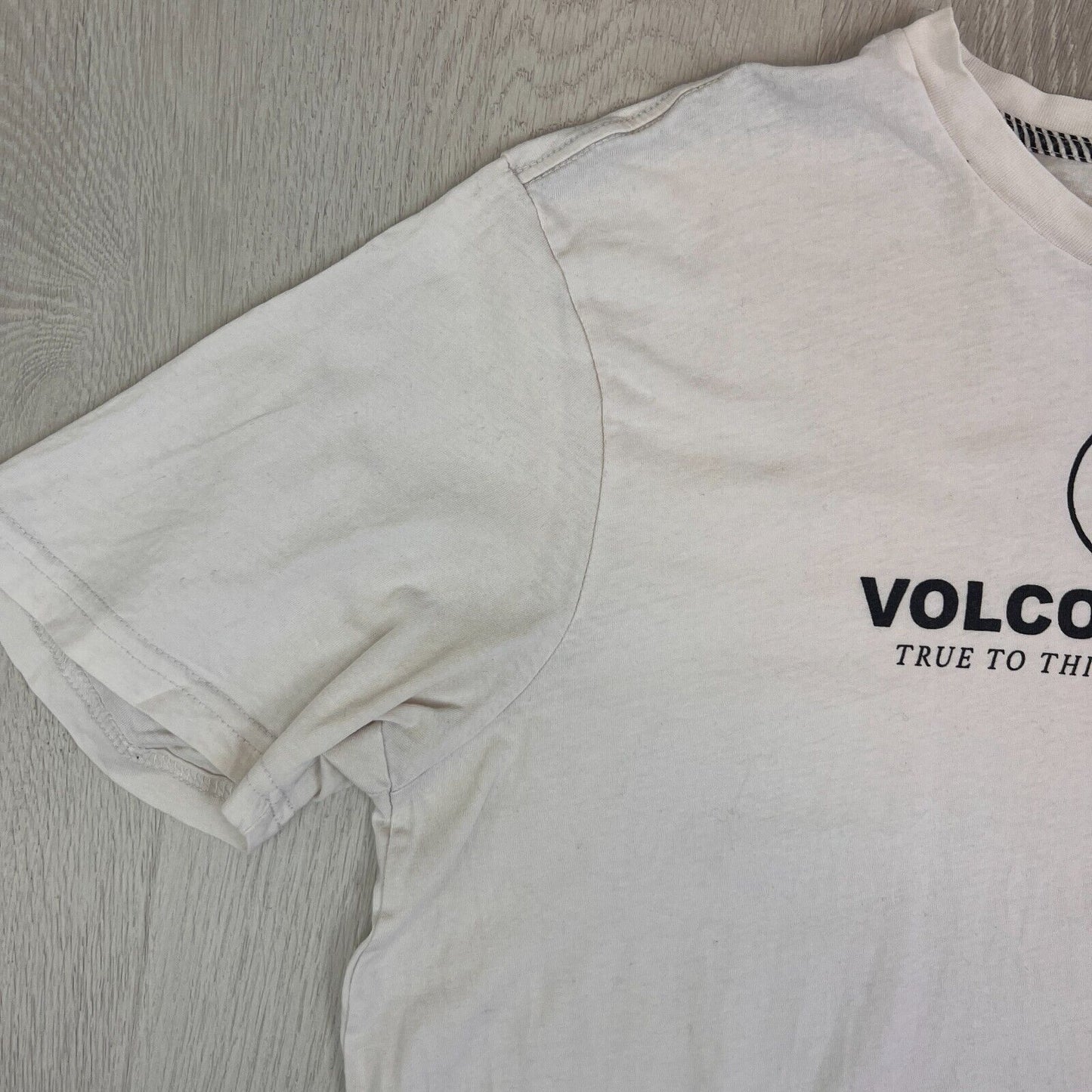 Volcom Stone Mens White Short Sleeve T-Shirt Size Large