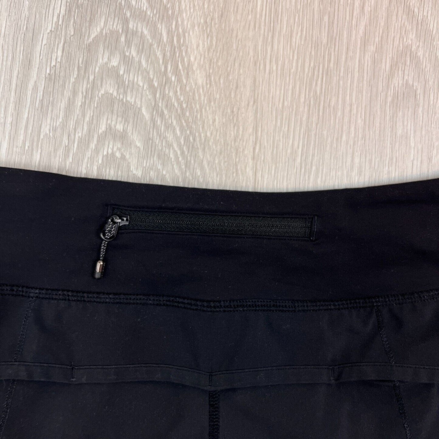 Lululemon Womens Black Running Shorts Activewear Shorts Size 6