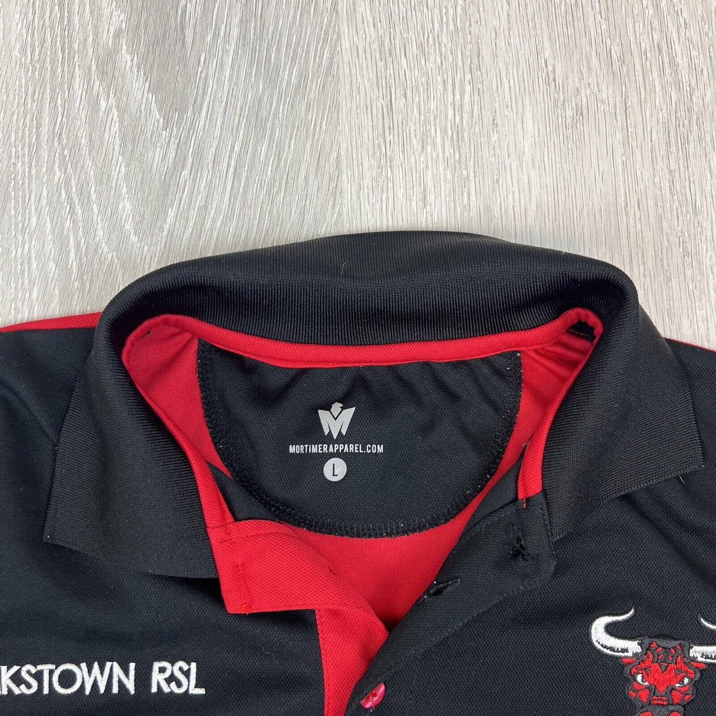 Bankstown Bulls Rugby League Mens Polo Shirt Size Large