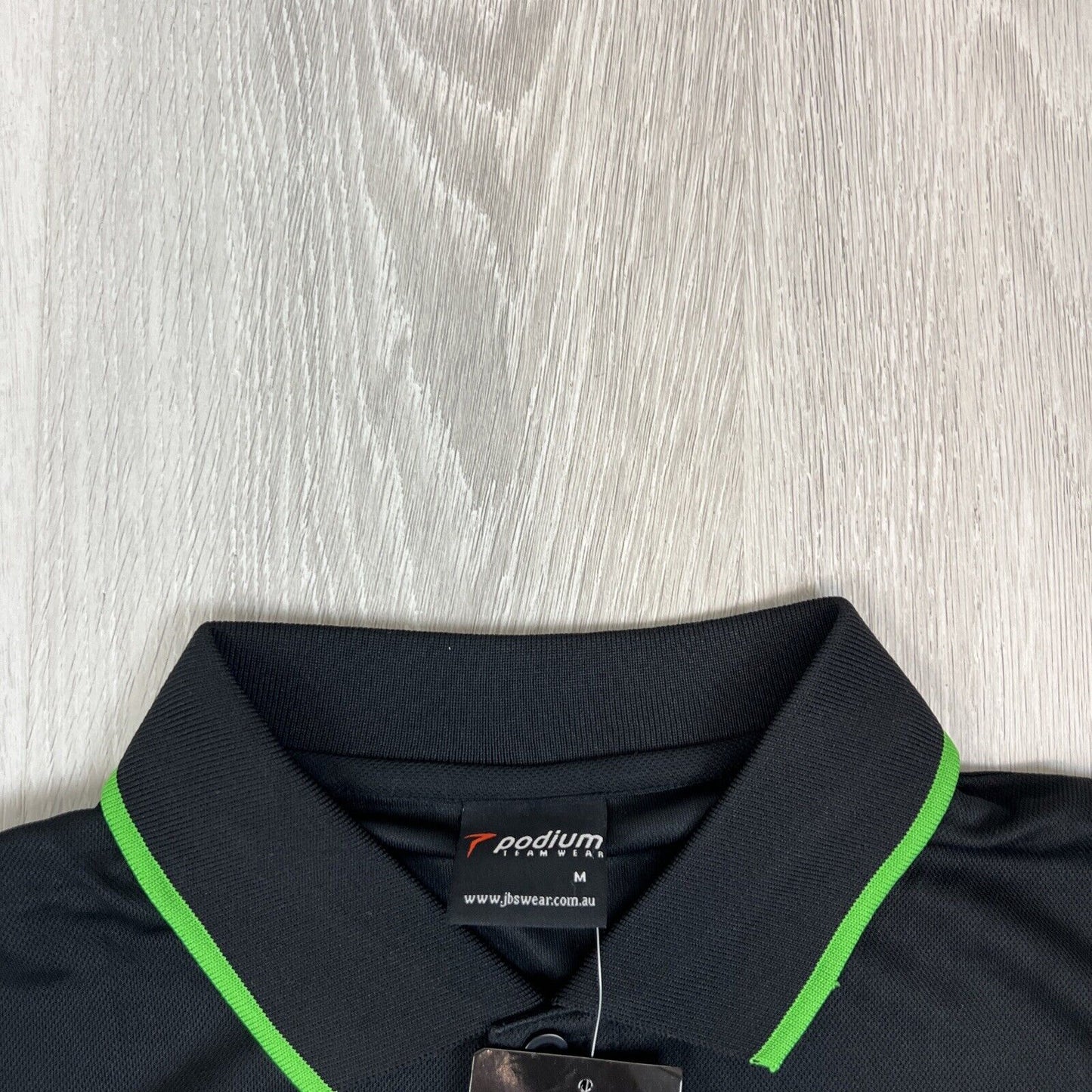 Podium Hyundai Kona Mens Black Short Sleeve Polo Shirt Size Medium (New)