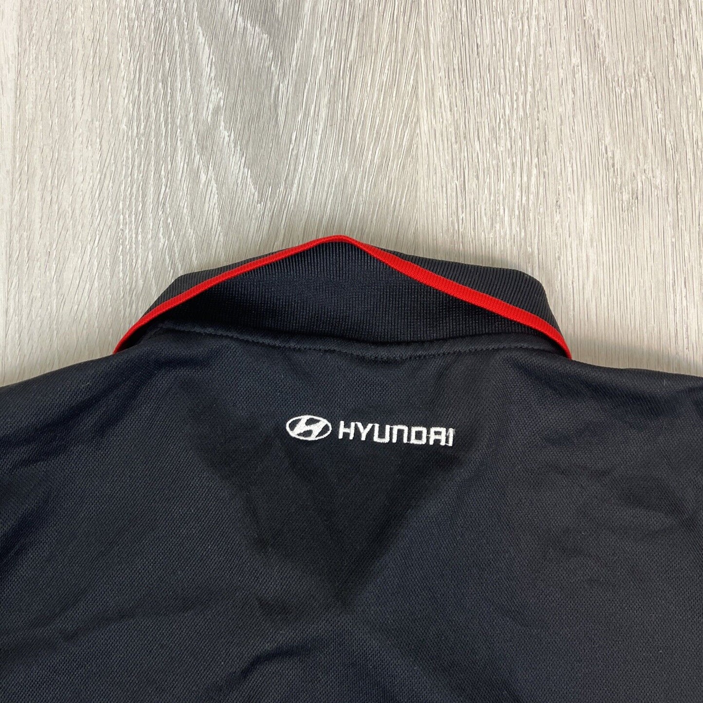 Podium Hyundai N Mens Black Short Sleeve Polo Shirt Size Large