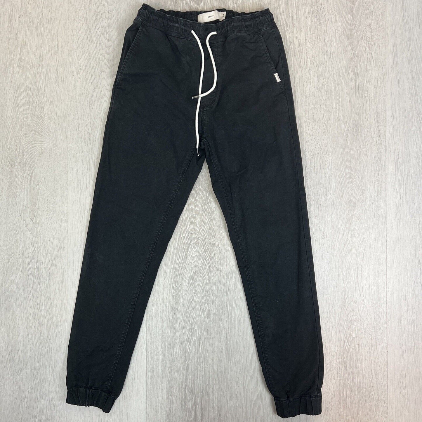 Arvust Mens Black Jogger Pants Size 30