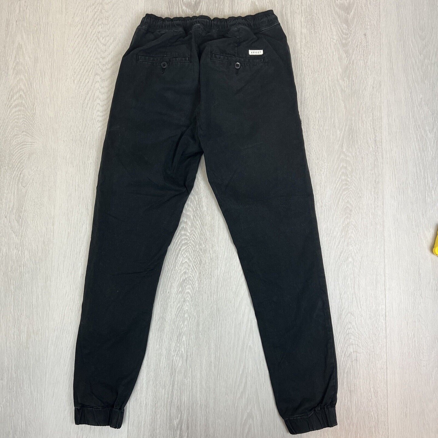 Arvust Mens Black Jogger Pants Size 30