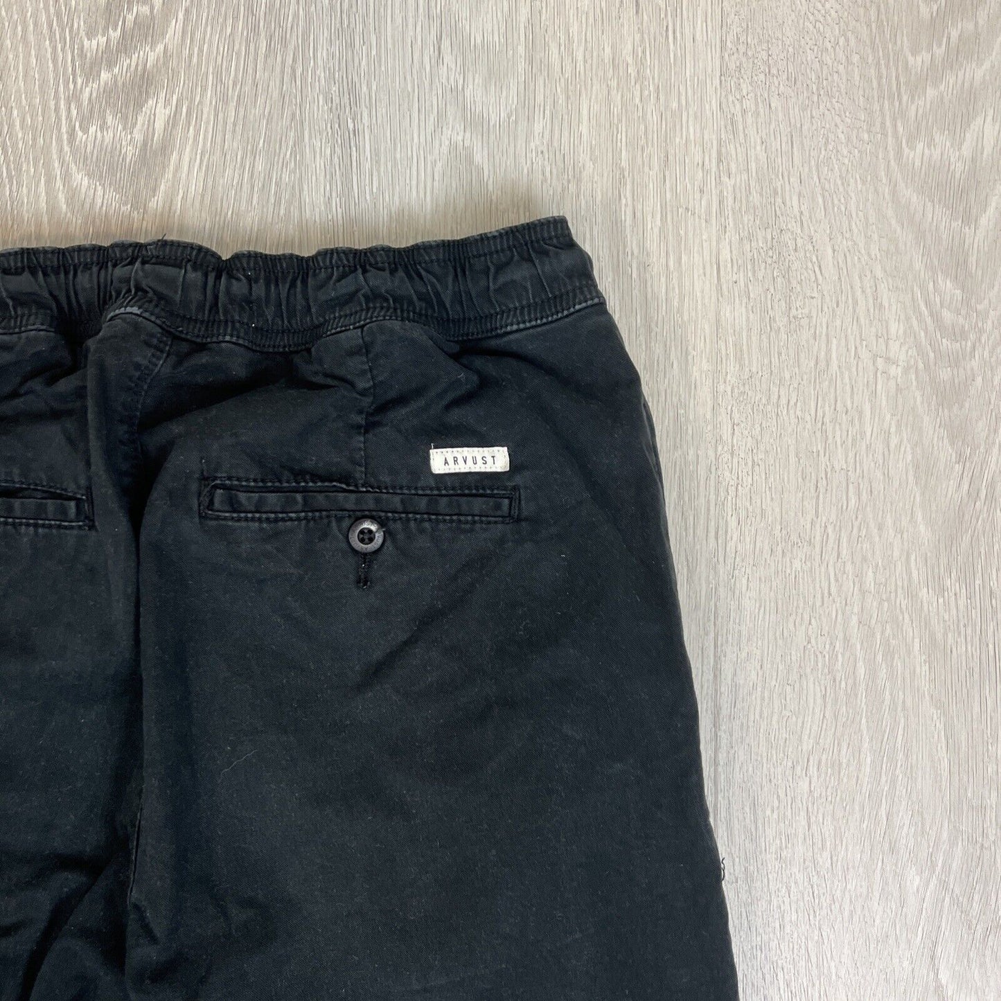 Arvust Mens Black Jogger Pants Size 30