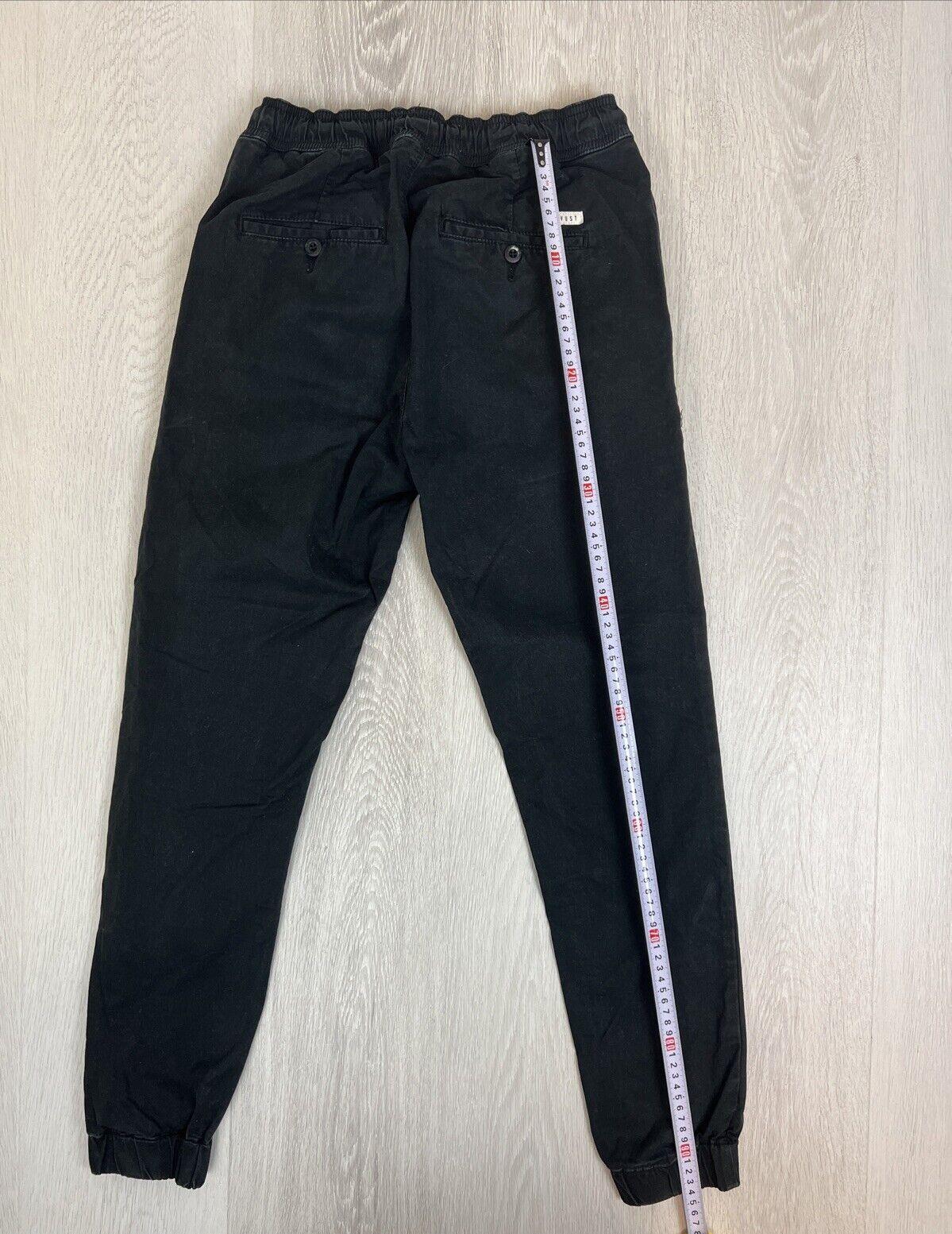 Arvust Mens Black Jogger Pants Size 30