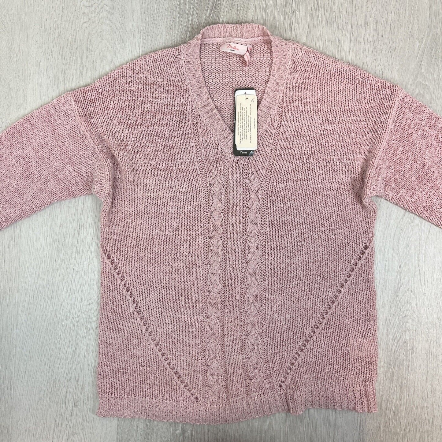 Millers Womens Pink Knitted Pullover Jumper Size Medium (New)