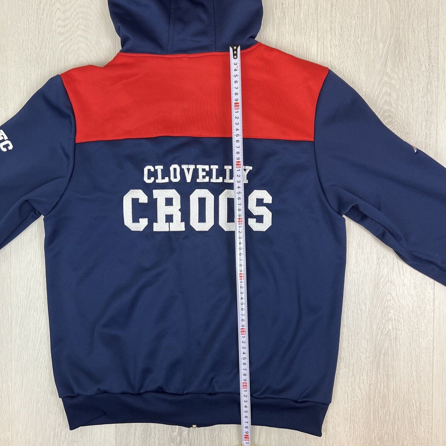 Fi-ta Mens Clovelly Crocodiles Crocs Mens Full Zip Hoodie Size Large