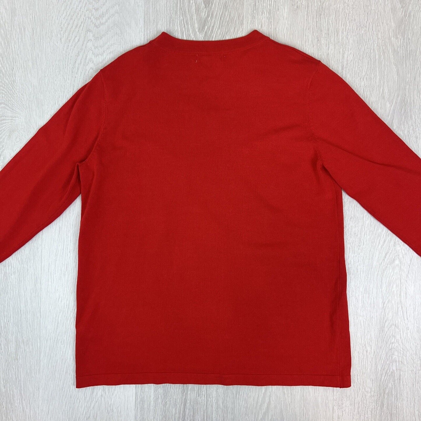 Brave + Soul Red Knitted Pullover Jumper 'Le Captain' Size M approx