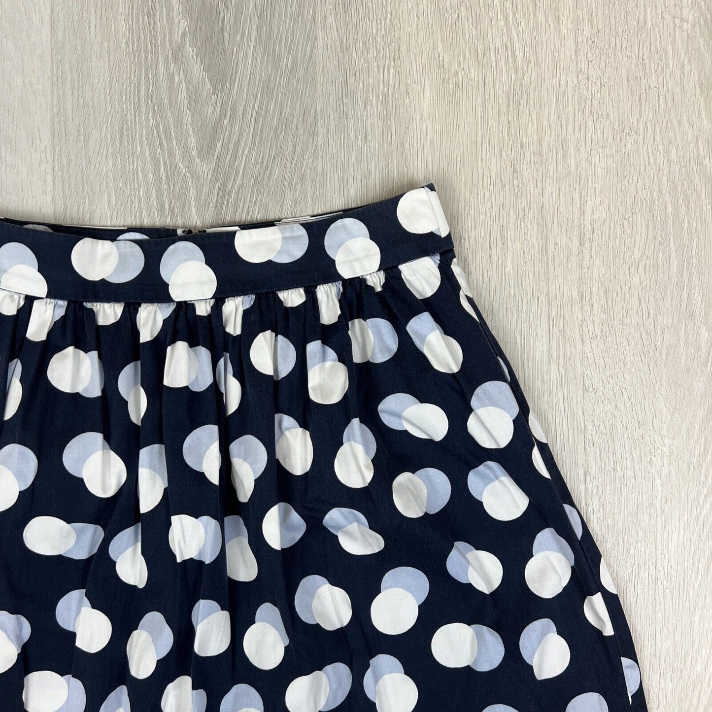 Ann Taylor Factory Womens Polka Dot Midi Skirt Size 6 US