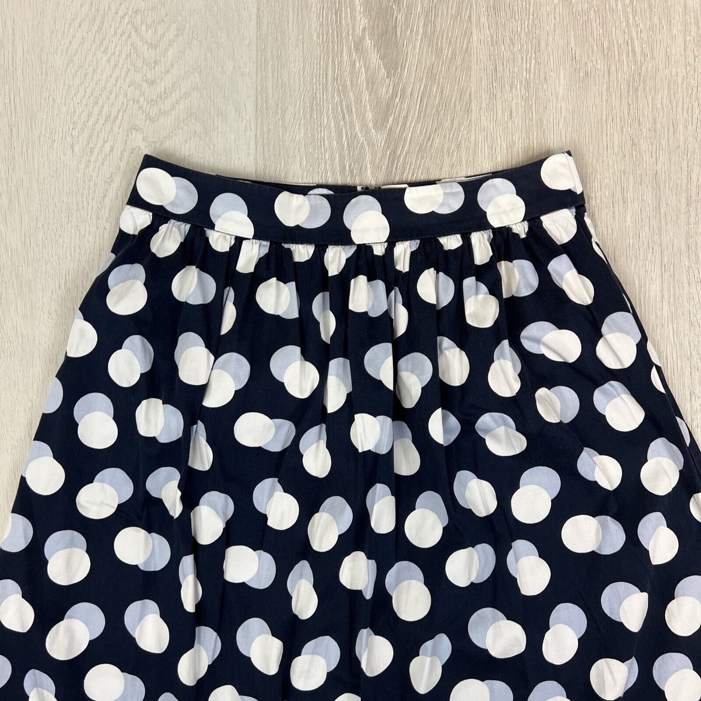 Ann Taylor Factory Womens Polka Dot Midi Skirt Size 6 US