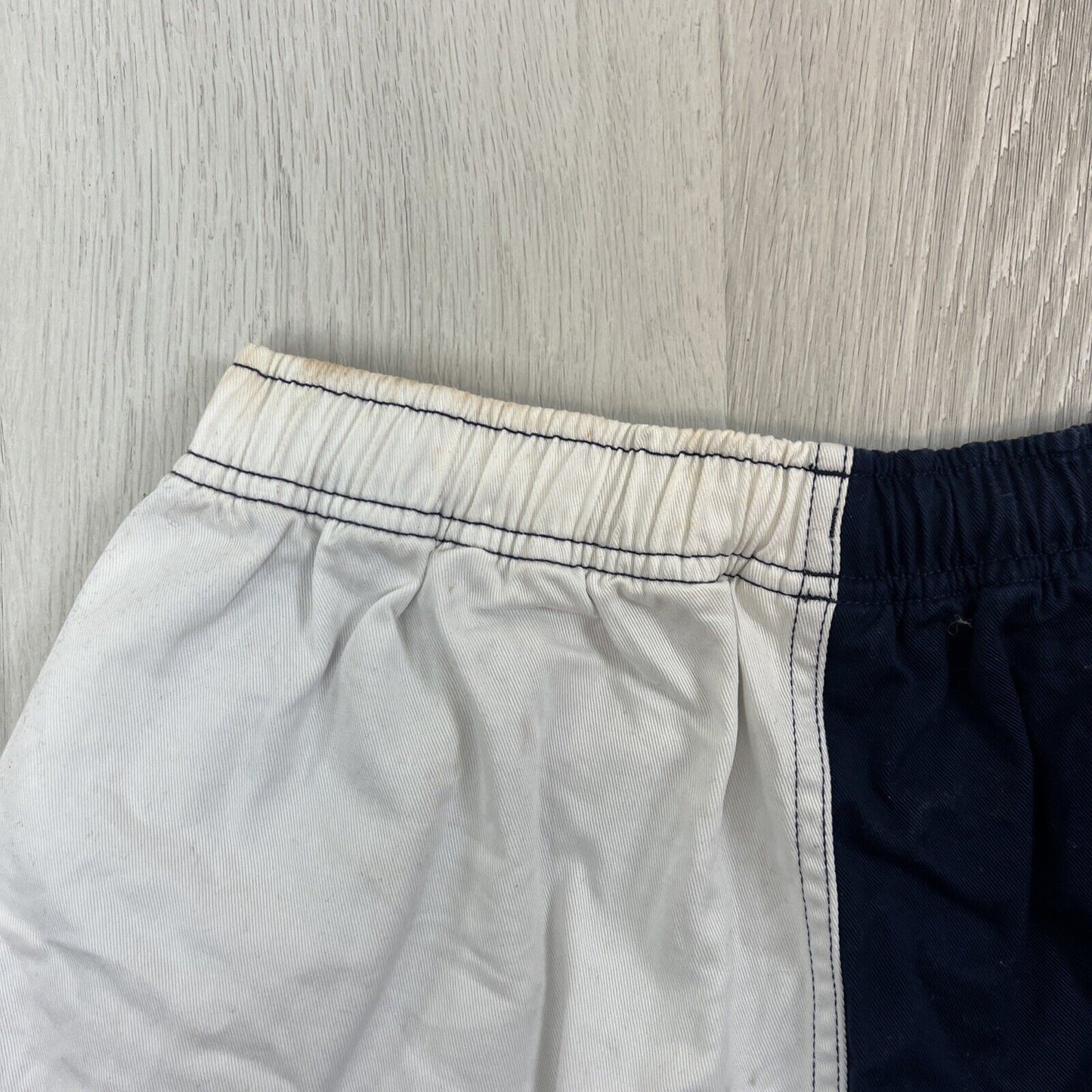 Canterbury Navy & White Cotton Rugby Shorts Size 32