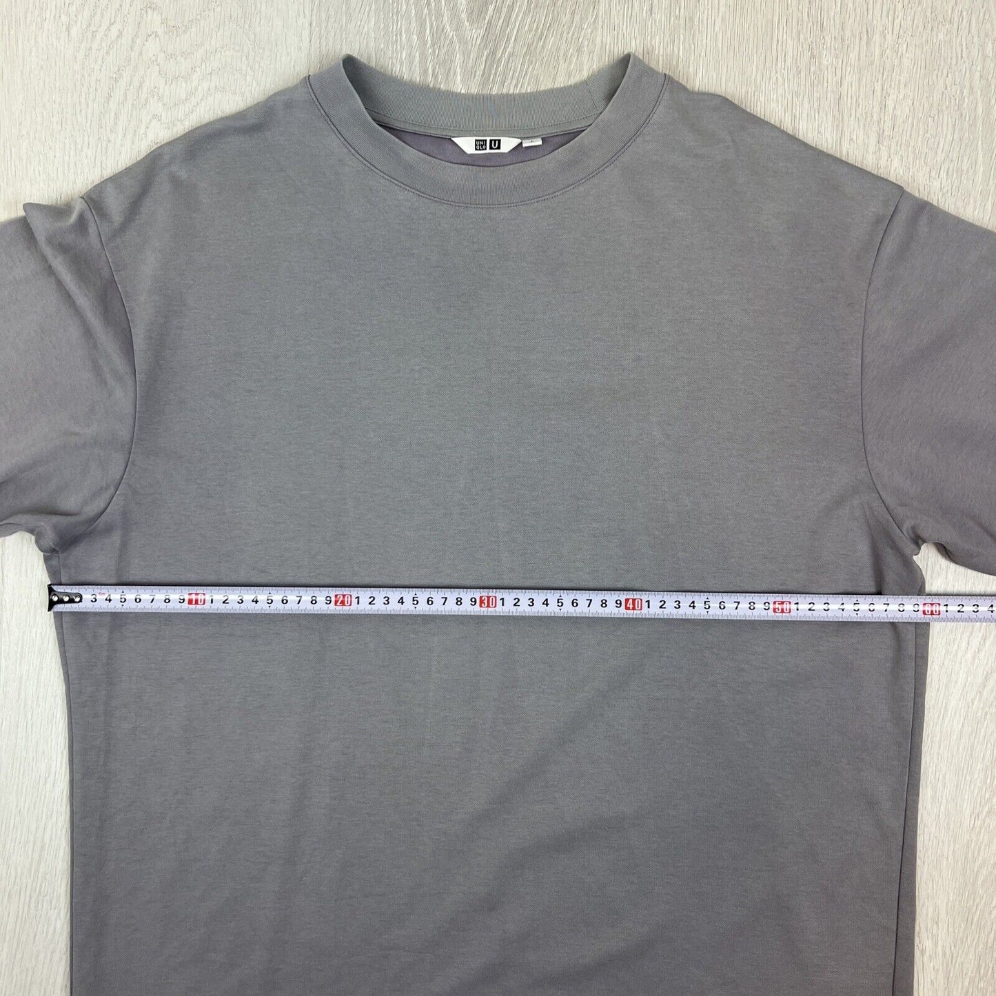 Uniqlo Mens Boxy Oversized Grey T-shirt Size XL