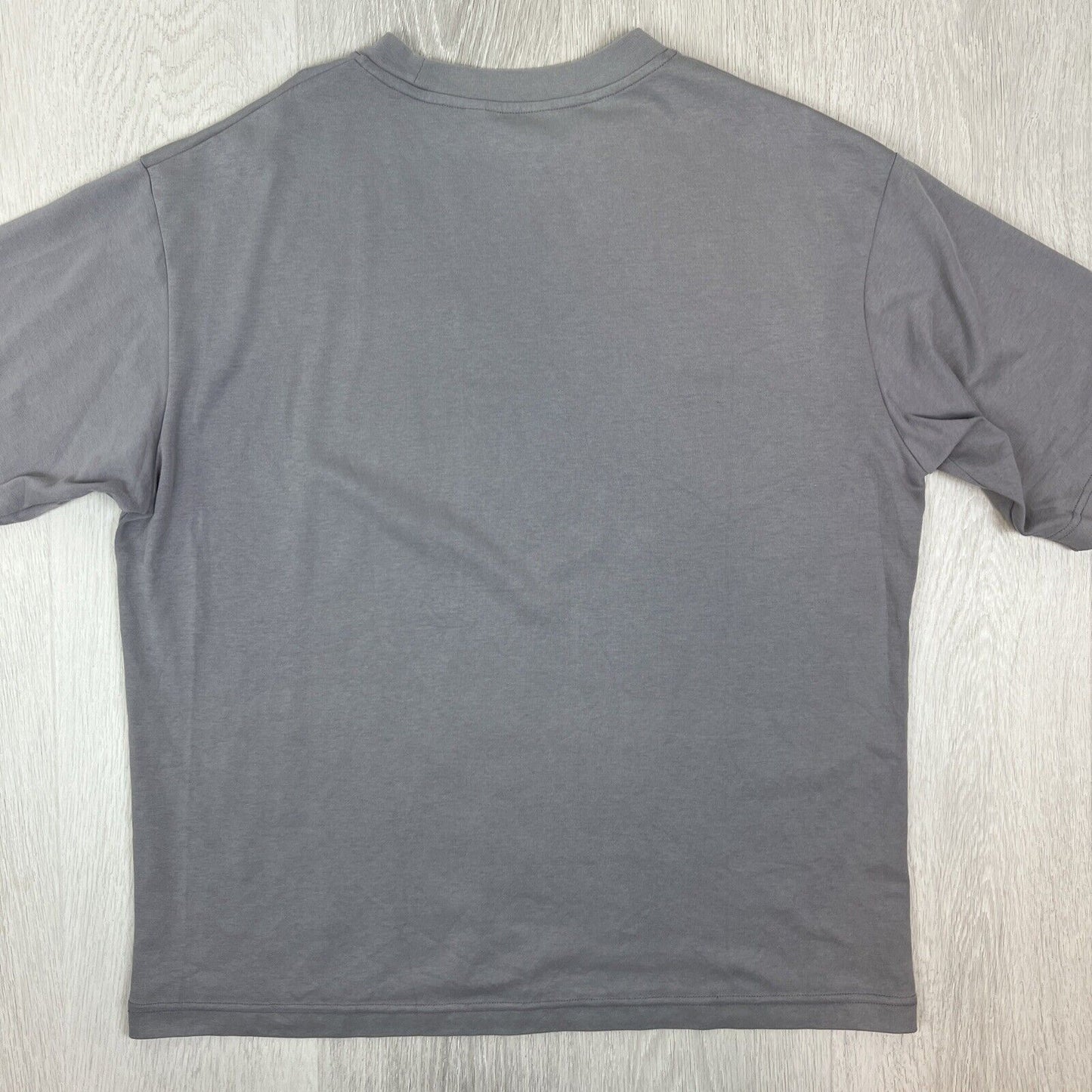 Uniqlo Mens Boxy Oversized Grey T-shirt Size XL