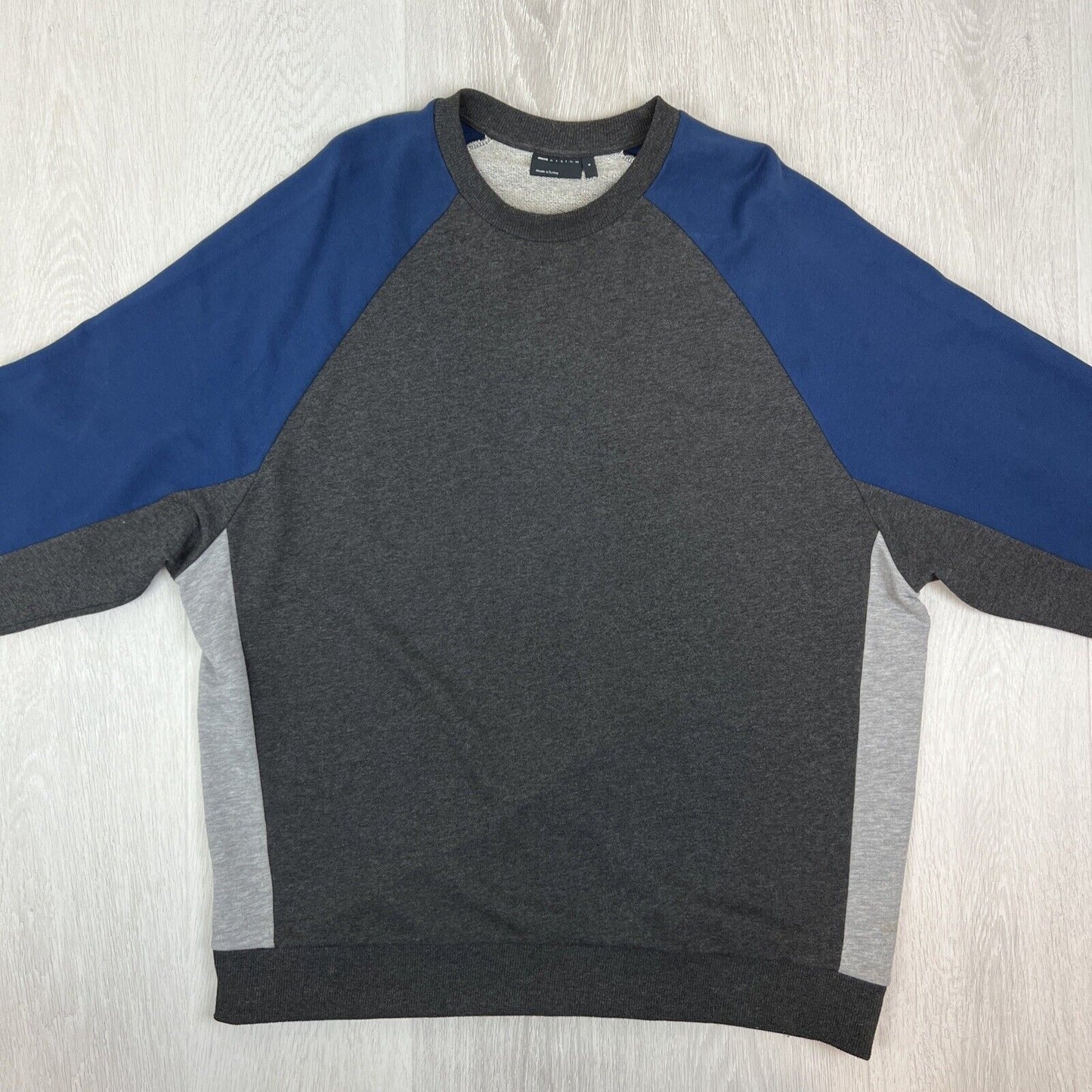 ASOS Mens Pullover Crew Neck Colourblock Jumper Sweatshirt Size XL