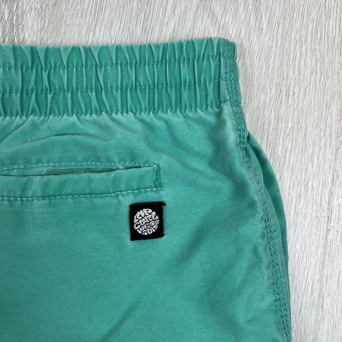 Rip Curl Mens Green Swim Shorts Boardies Swimmers Size Large