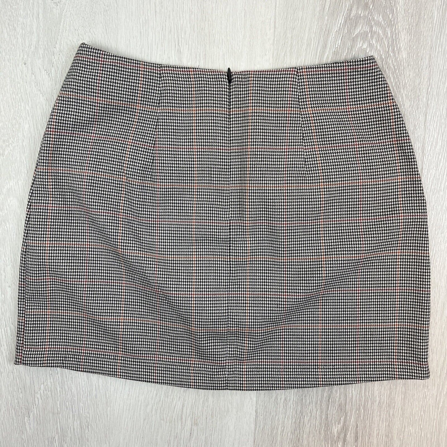 Forever 21 Contemporary Womens Houndstooth Pattern Mini Skirt Size Large