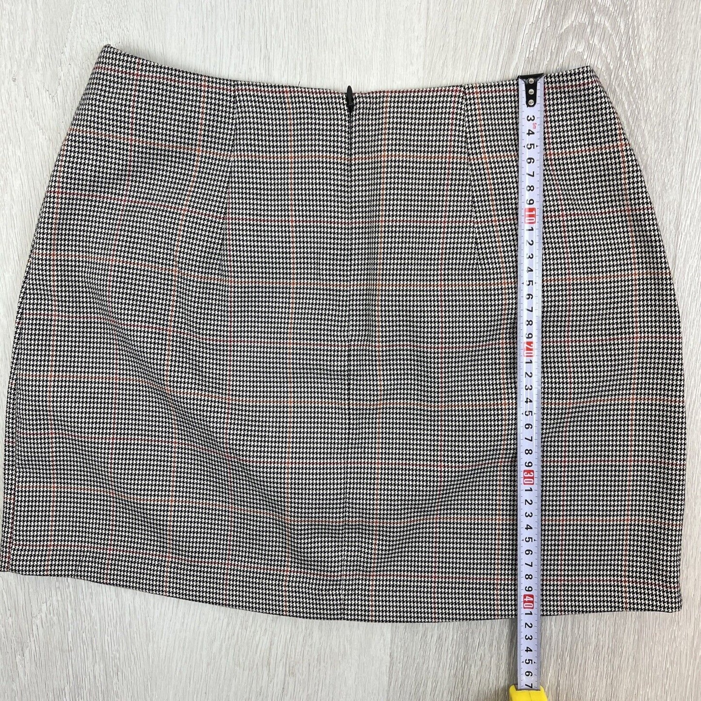 Forever 21 Contemporary Womens Houndstooth Pattern Mini Skirt Size Large