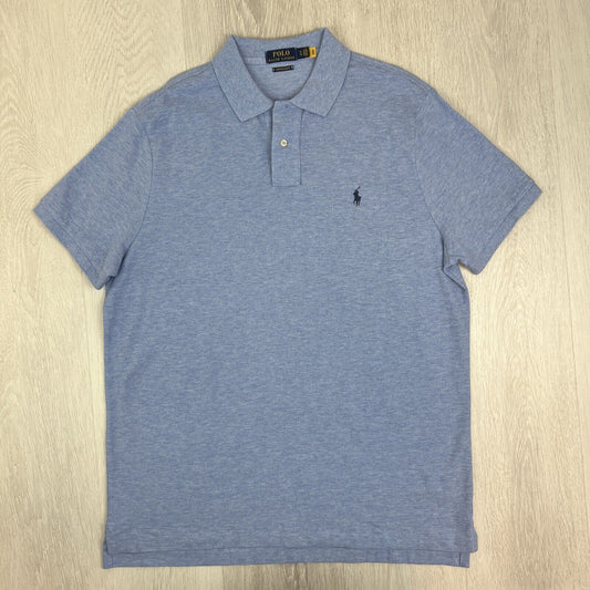 Polo Ralph Lauren Mens Light Blue Polo Shirt Size XL