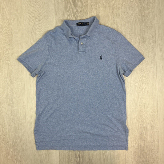 Polo Ralph Lauren Mens Light Blue Polo Shirt Size Large