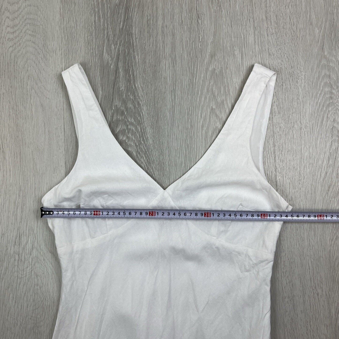 Glassons Womens White European Linen Blend Dress Size 12