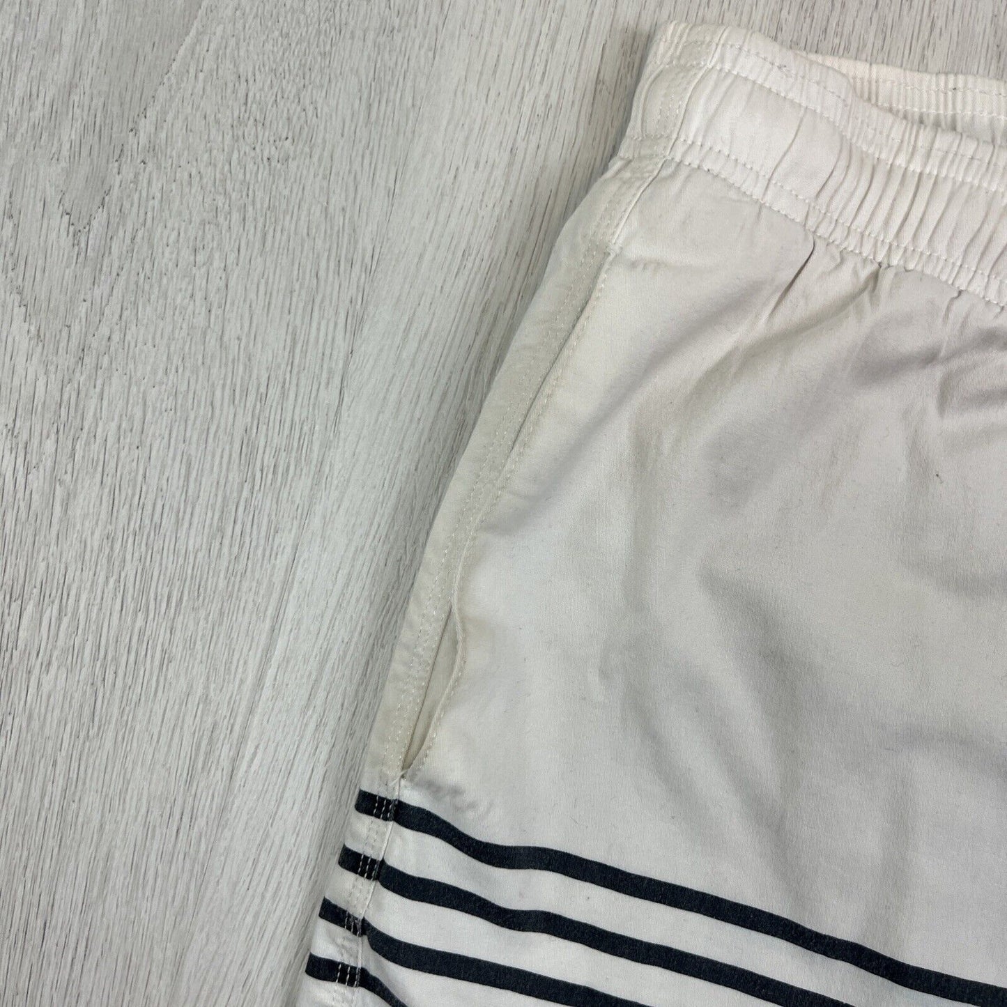 Academy Brand Mens White Cotton Swim Shorts Size 36