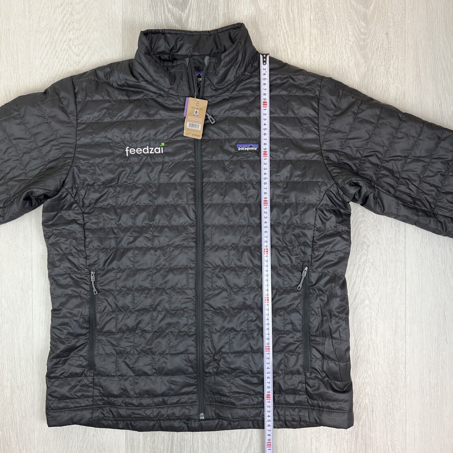 Patagonia Mens Black Full Zip Puffer Jacket Size 2XL (New)