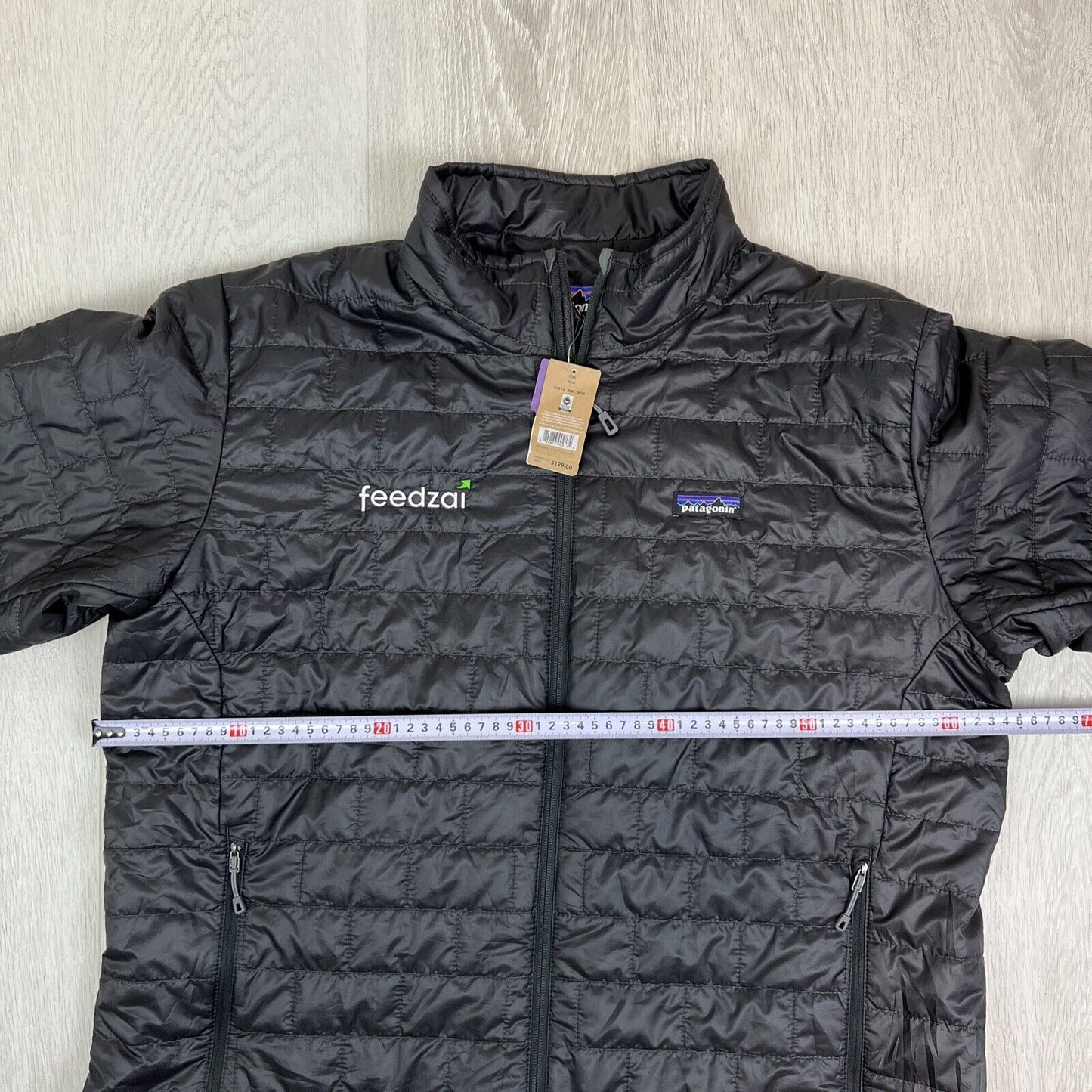 Patagonia Mens Black Full Zip Puffer Jacket Size 2XL (New)