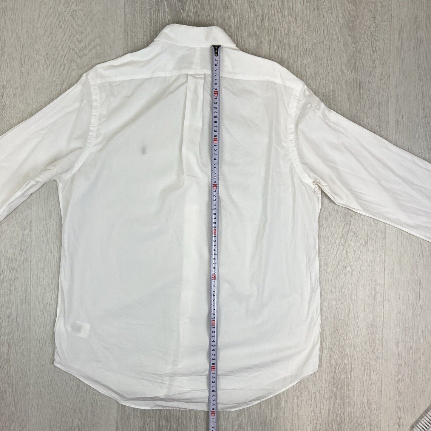 Polo Ralph Lauren Mens White Long Sleeve Button Up Shirt Size Large