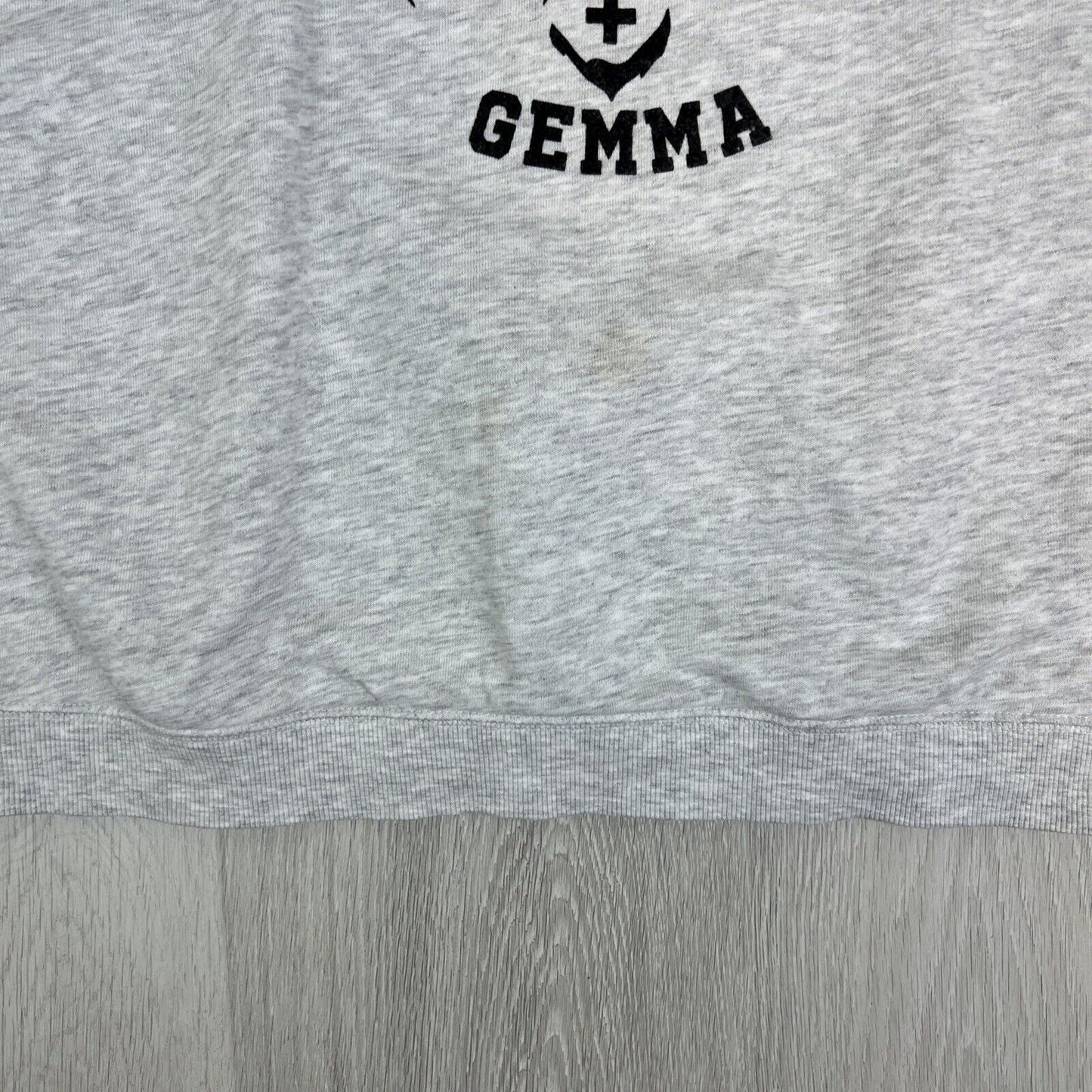 Stella + Gemma Womens Crew Neck Sweat Sweater Jumper Grey Size Large