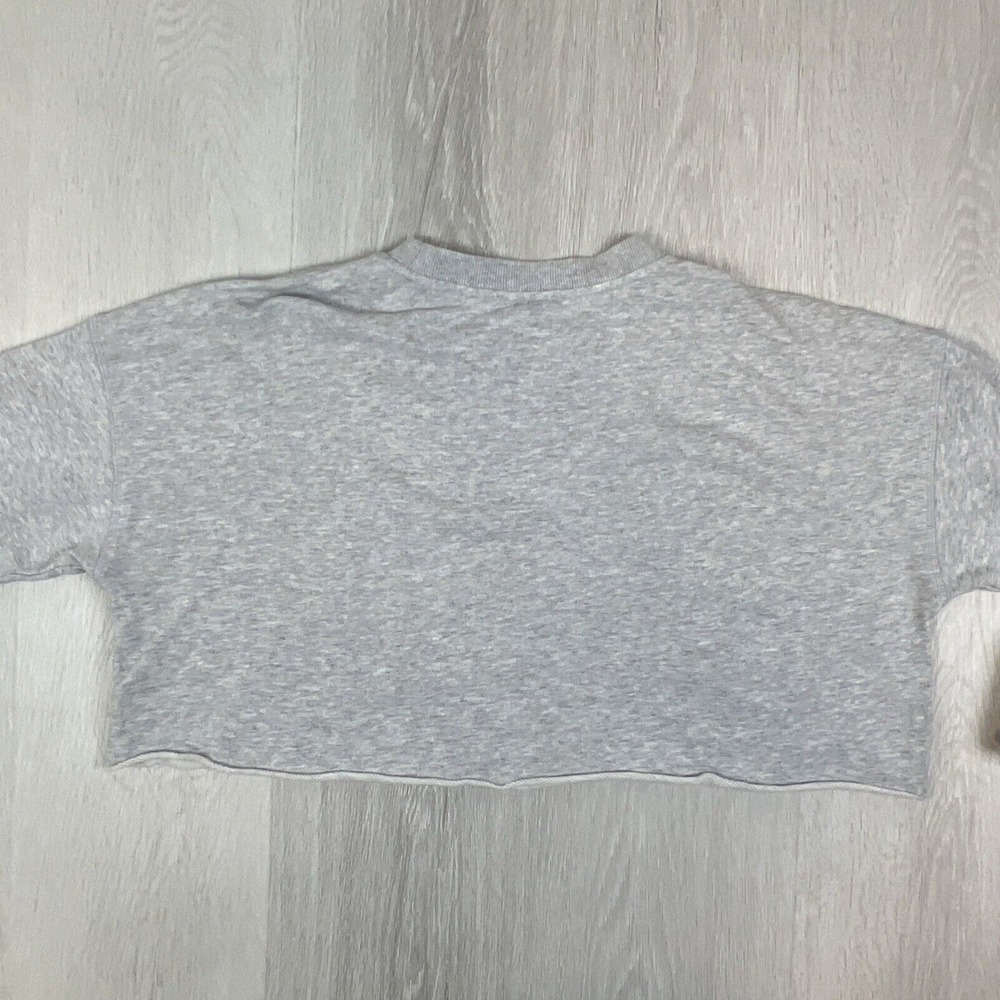 P.E Nation Womens Grey Cropped Sweatshirt Jumper Size Small