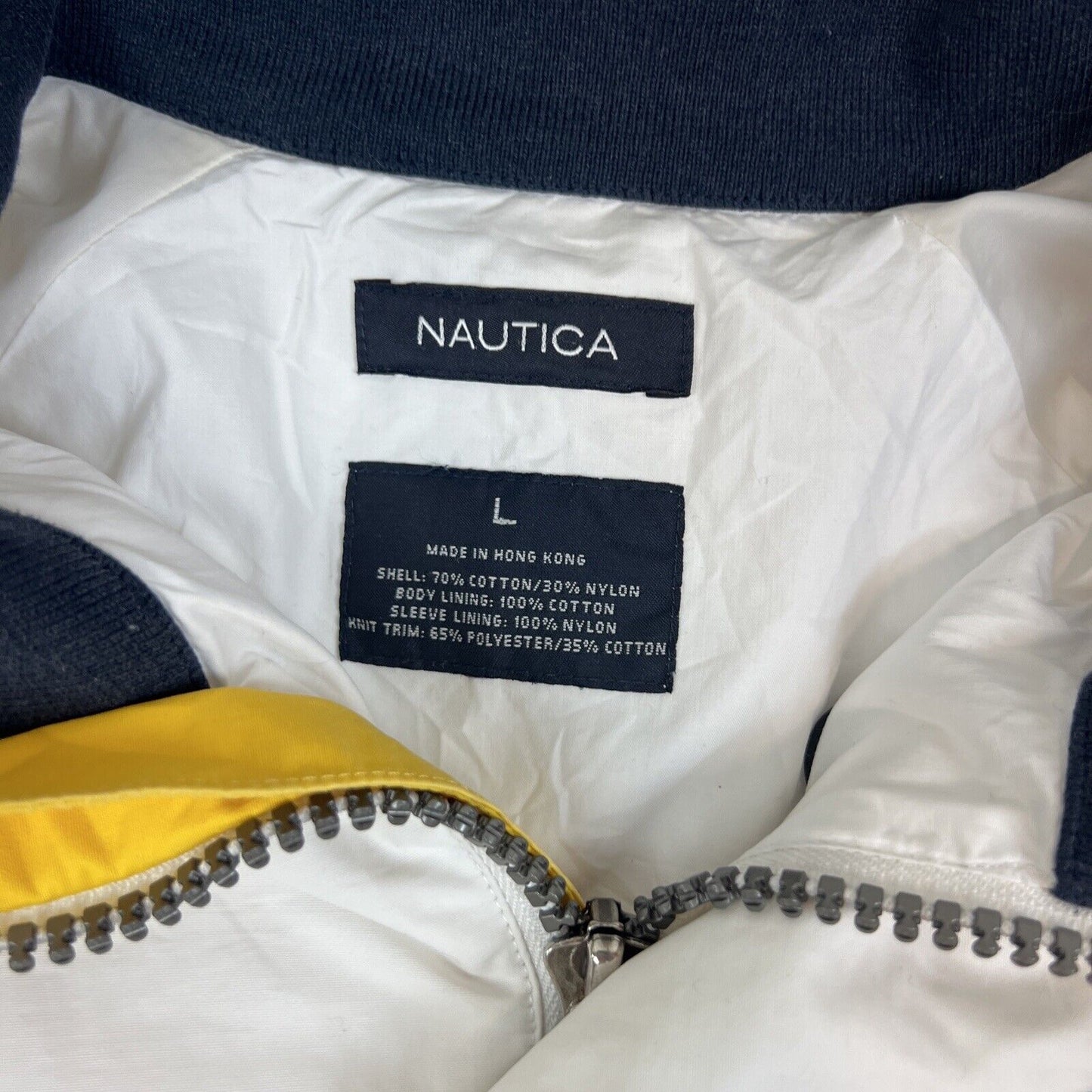 Nautica Mens Full Zip Spray Jacket Size Large