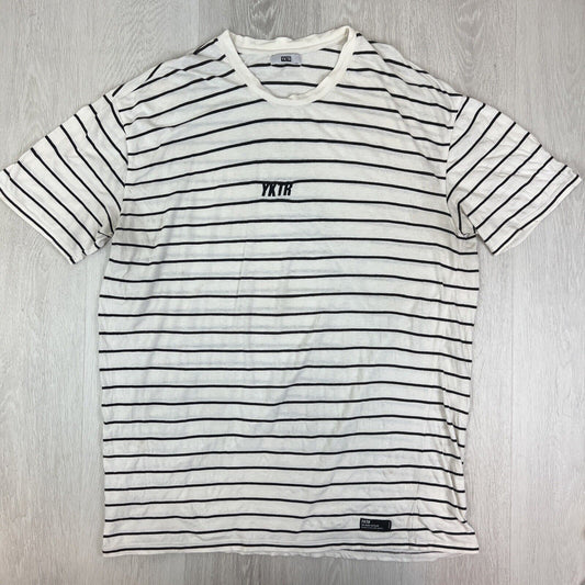 YKTR Mens Striped T-Shirt Size 3XL